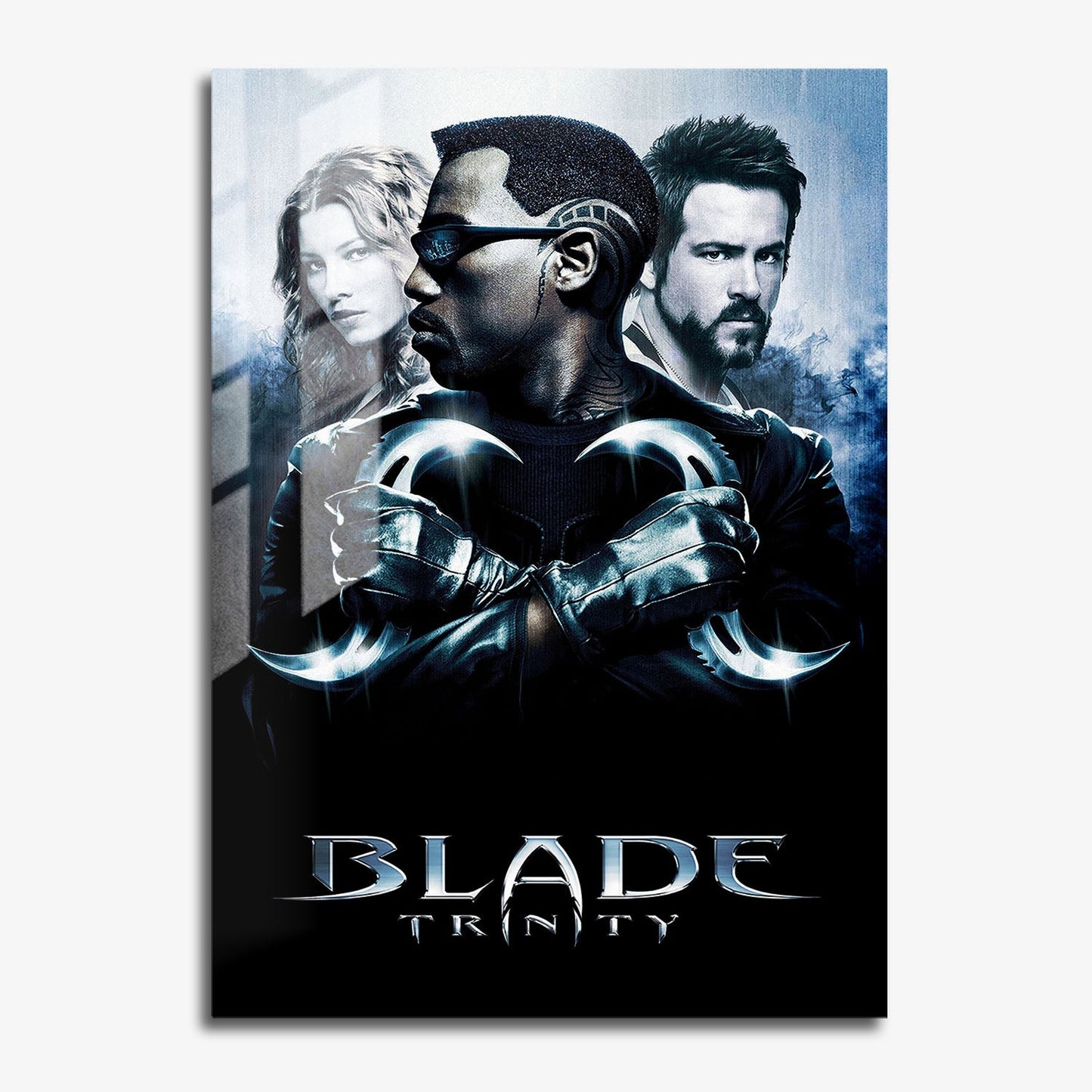 Flex Designs Metal Poster Blade Trinity 11 x 17" Home Goods - Movie 2004 Movie Metal Poster
