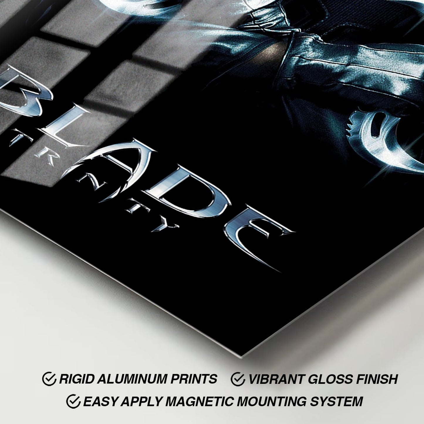 Flex Designs Metal Poster Blade Trinity 11 x 17" Home Goods - Movie 2004 Movie Metal Poster