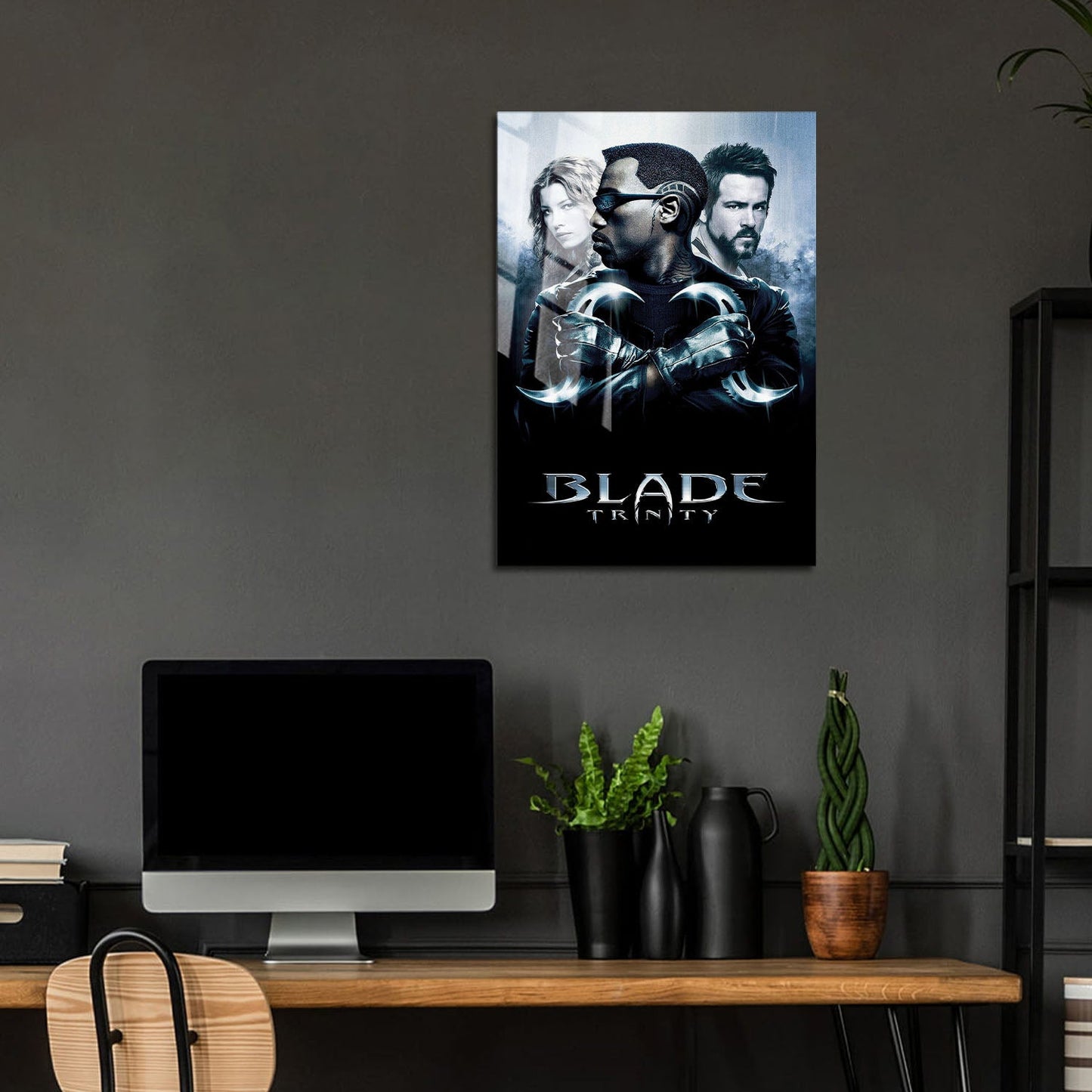 Flex Designs Metal Poster Blade Trinity 5 x 7" Home Goods - Movie 2004 Movie Metal Poster