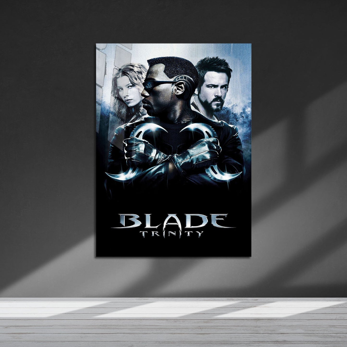 Flex Designs Metal Poster Blade Trinity 5 x 7" Home Goods - Movie 2004 Movie Metal Poster