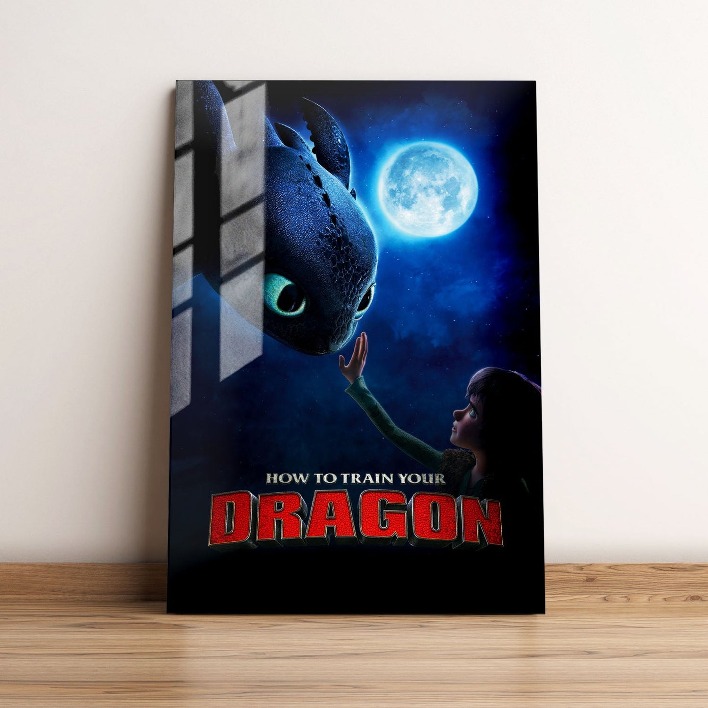How to Train Your Dragon Movie Metal Poster