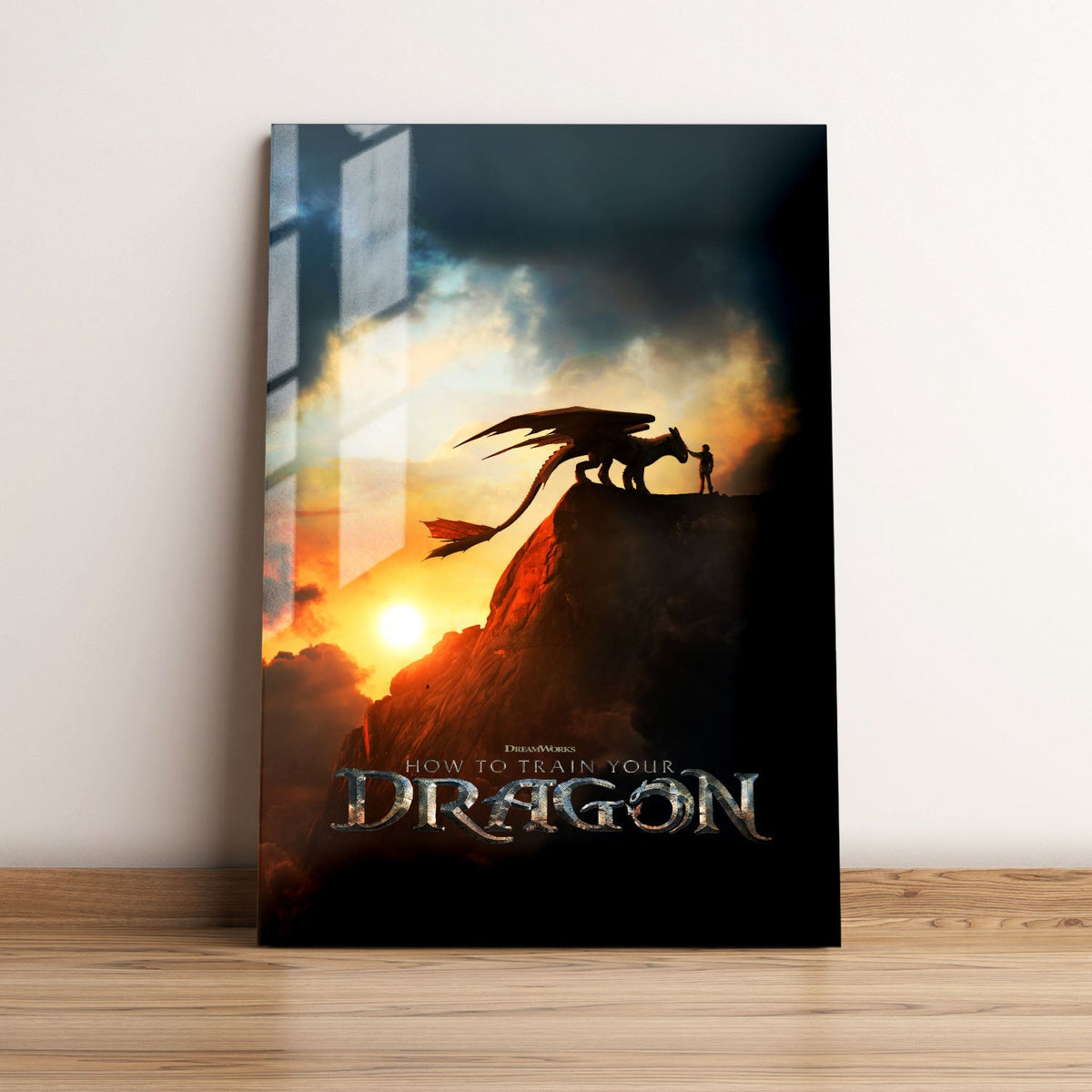 How to Train Your Dragon Live Action Movie Metal Poster