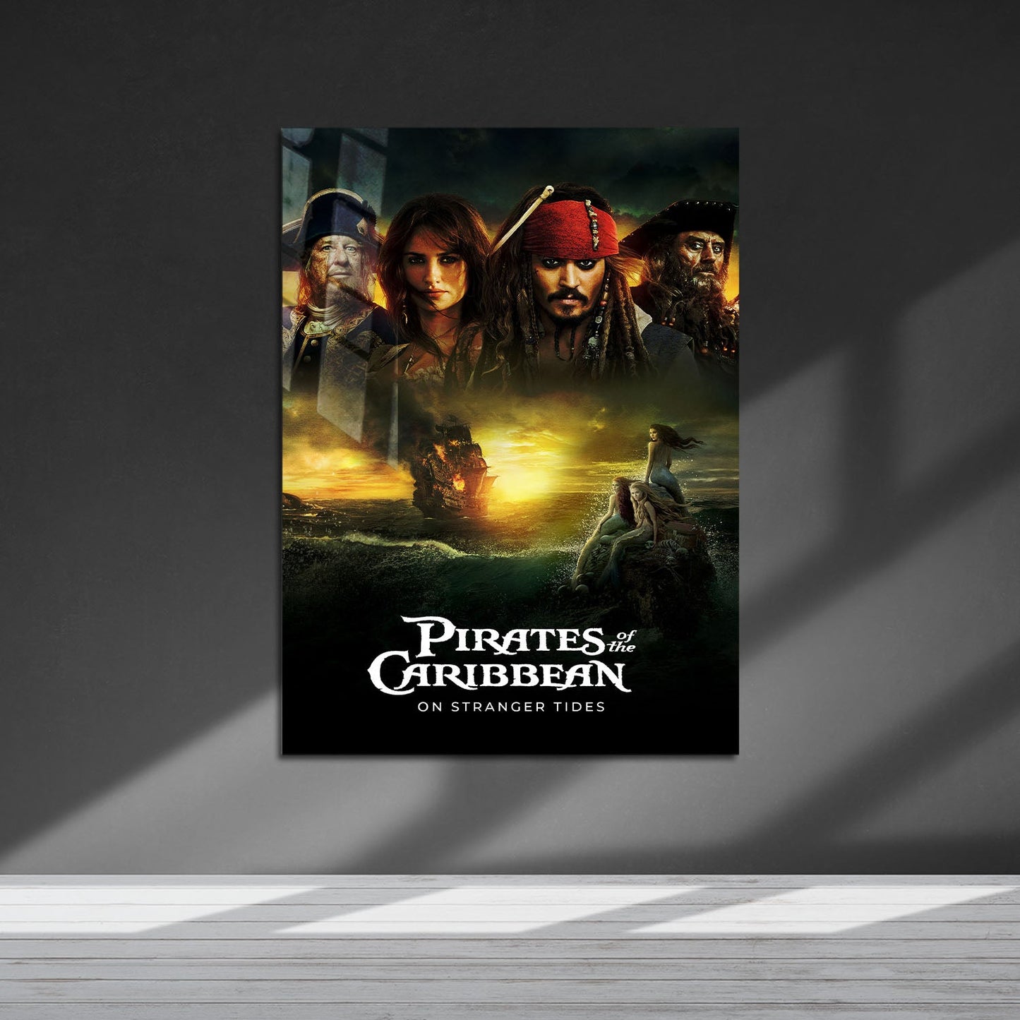 Flex Designs Metal Poster Pirates of the Caribbean On Stranger Tides 5 x 7" Home Goods - Movie 2011 Movie Metal Poster