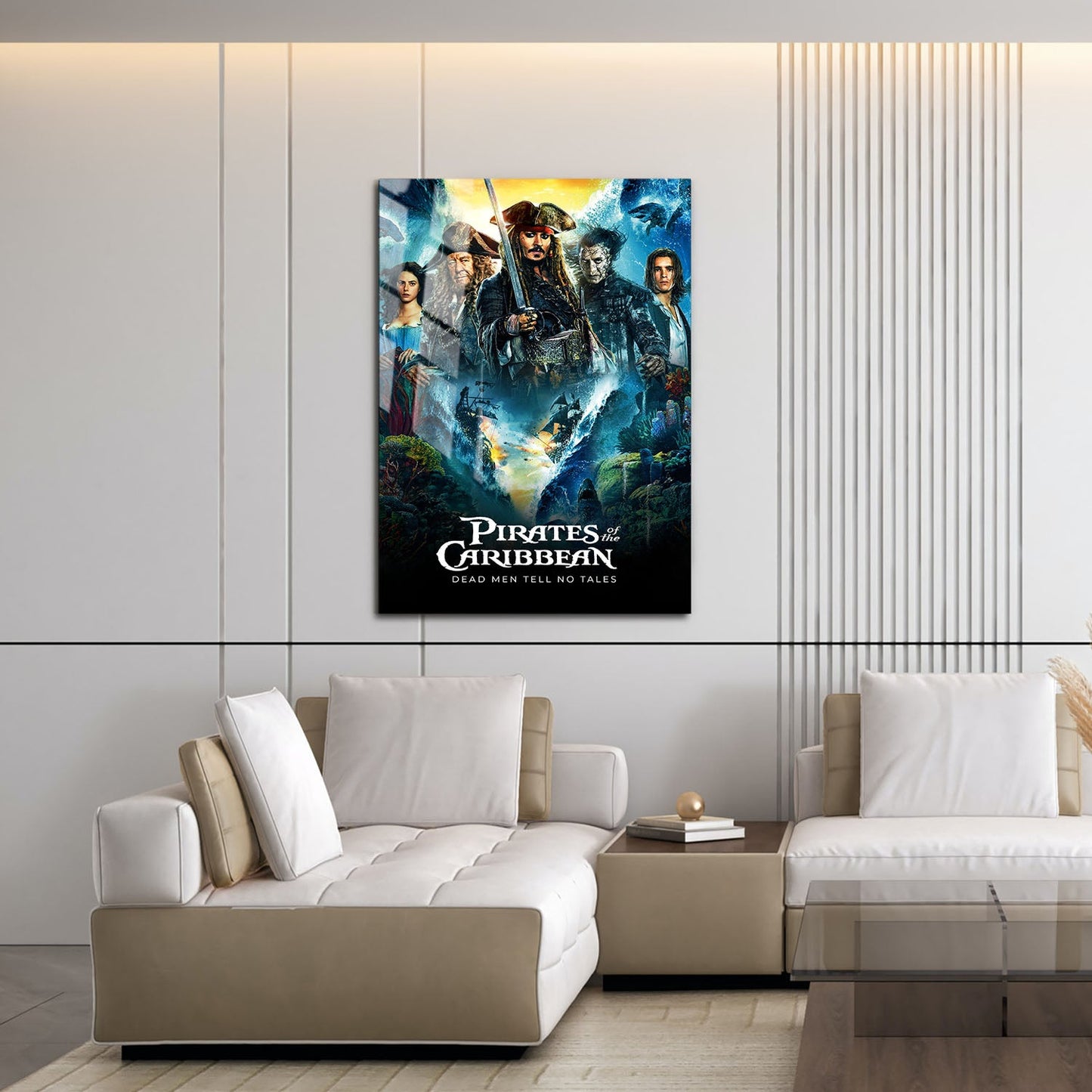 Flex Designs Metal Poster Pirates of the Caribbean Dead Men Tell No Tales 16 x 24" Home Goods - Movie 2017 Movie Metal Poster