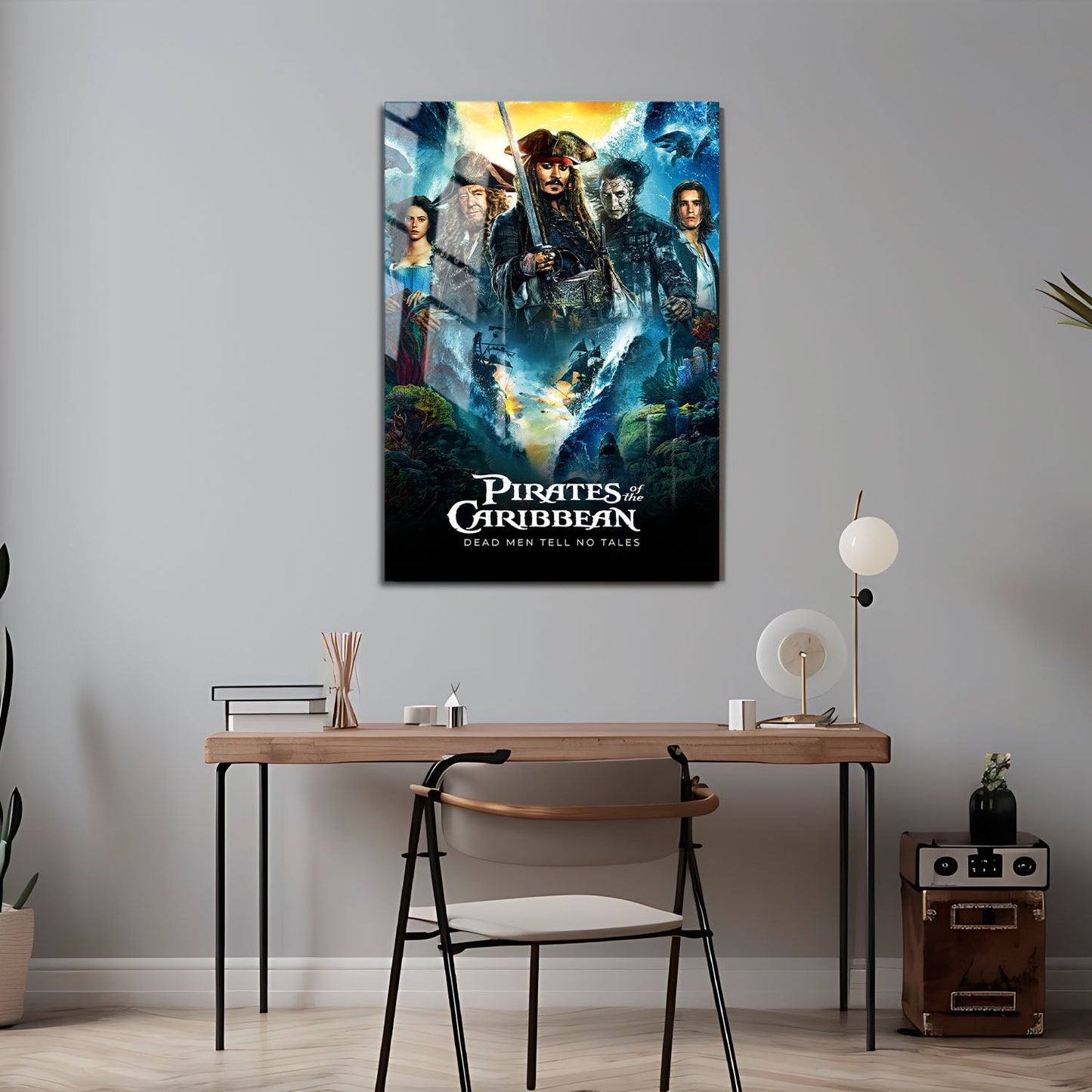 Flex Designs Metal Poster Pirates of the Caribbean Dead Men Tell No Tales 24 x 36" Home Goods - Movie 2017 Movie Metal Poster