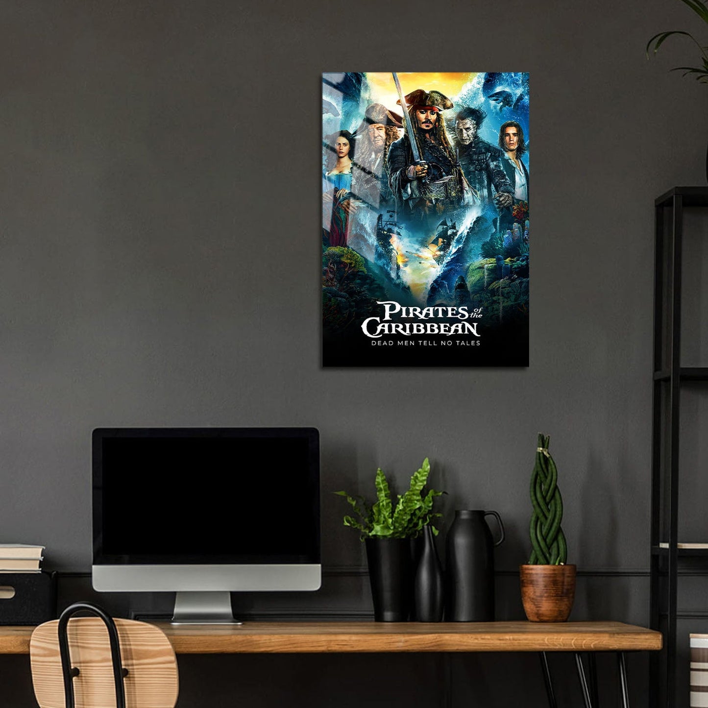 Flex Designs Metal Poster Pirates of the Caribbean Dead Men Tell No Tales 5 x 7" Home Goods - Movie 2017 Movie Metal Poster