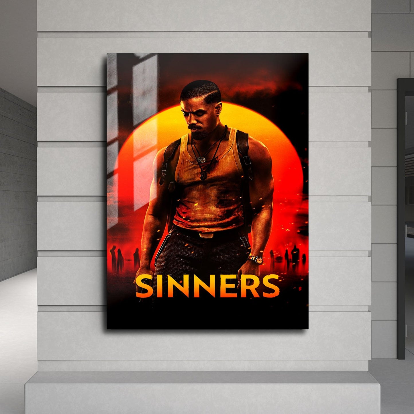 Flex Designs Metal Poster Sinners 24 x 36" Home Goods - Movie 2025 Movie Metal Poster