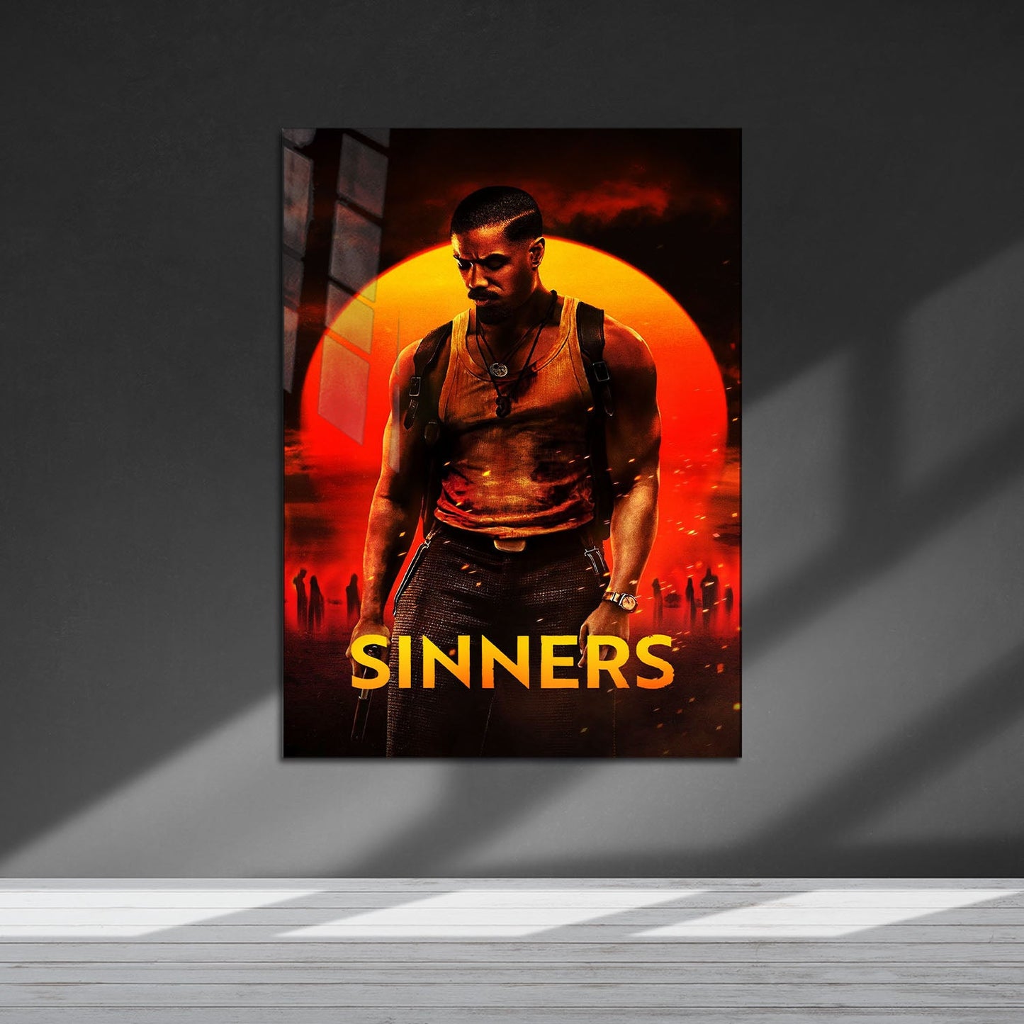 Flex Designs Metal Poster Sinners 5 x 7" Home Goods - Movie 2025 Movie Metal Poster