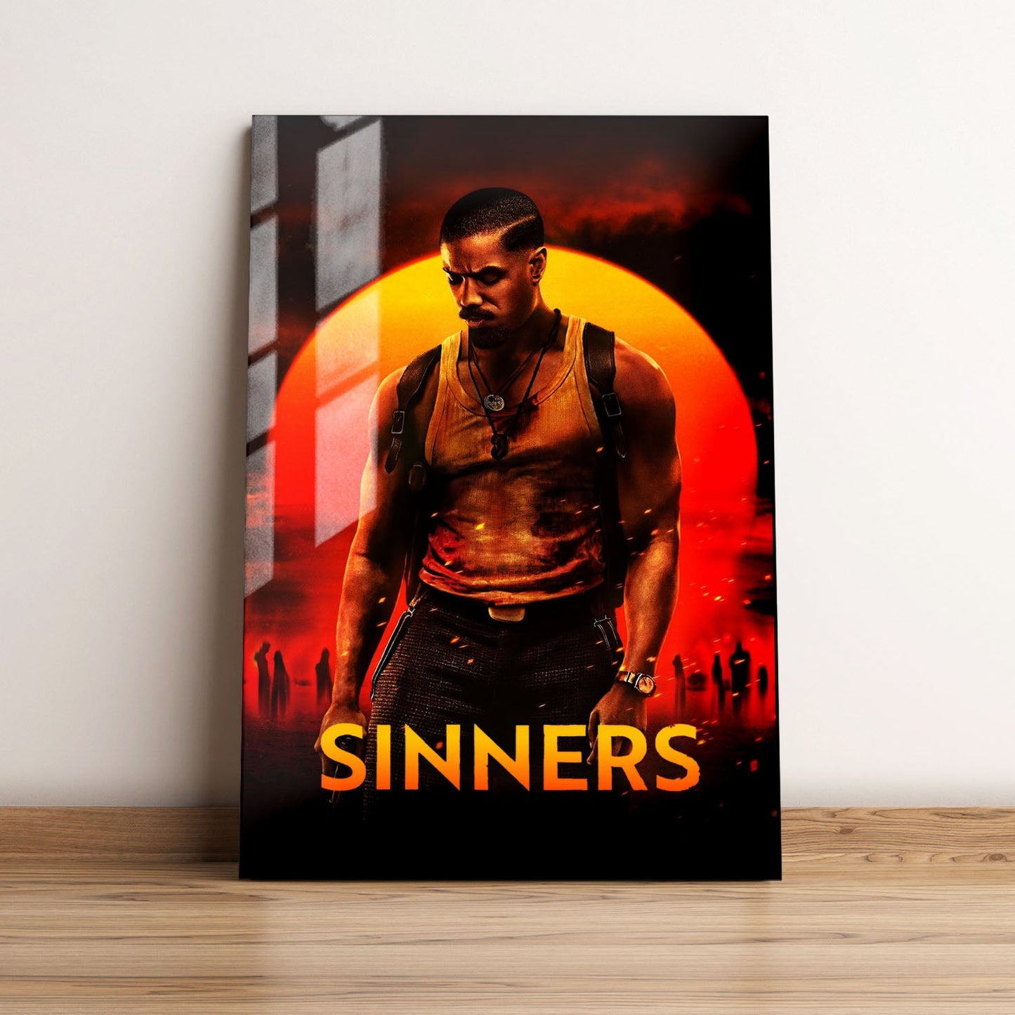 Sinners Movie Metal Poster