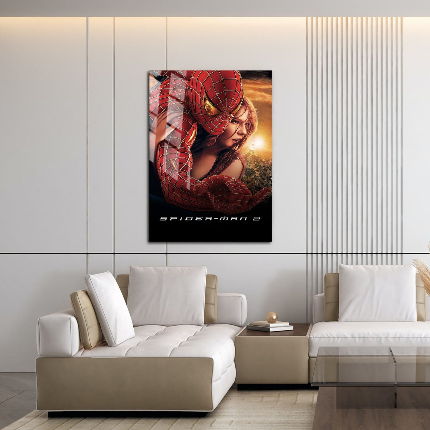 Flex Designs Metal Poster Spider-Man 2 Cinematic 16 x 24" Home Goods - Movie 2004 Movie Metal Poster