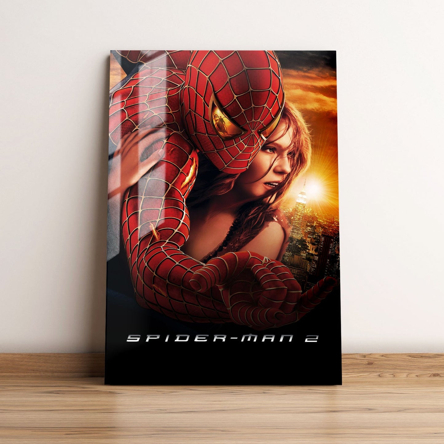 Spider-Man 2 Cinematic Movie Metal Poster