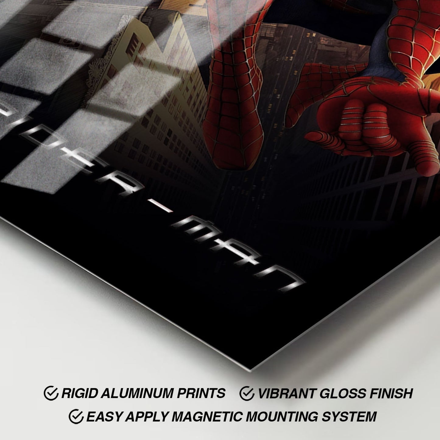 Flex Designs Metal Poster Spider-Man Cinematic 11 x 17" Home Goods - Movie 2002 Movie Metal Poster