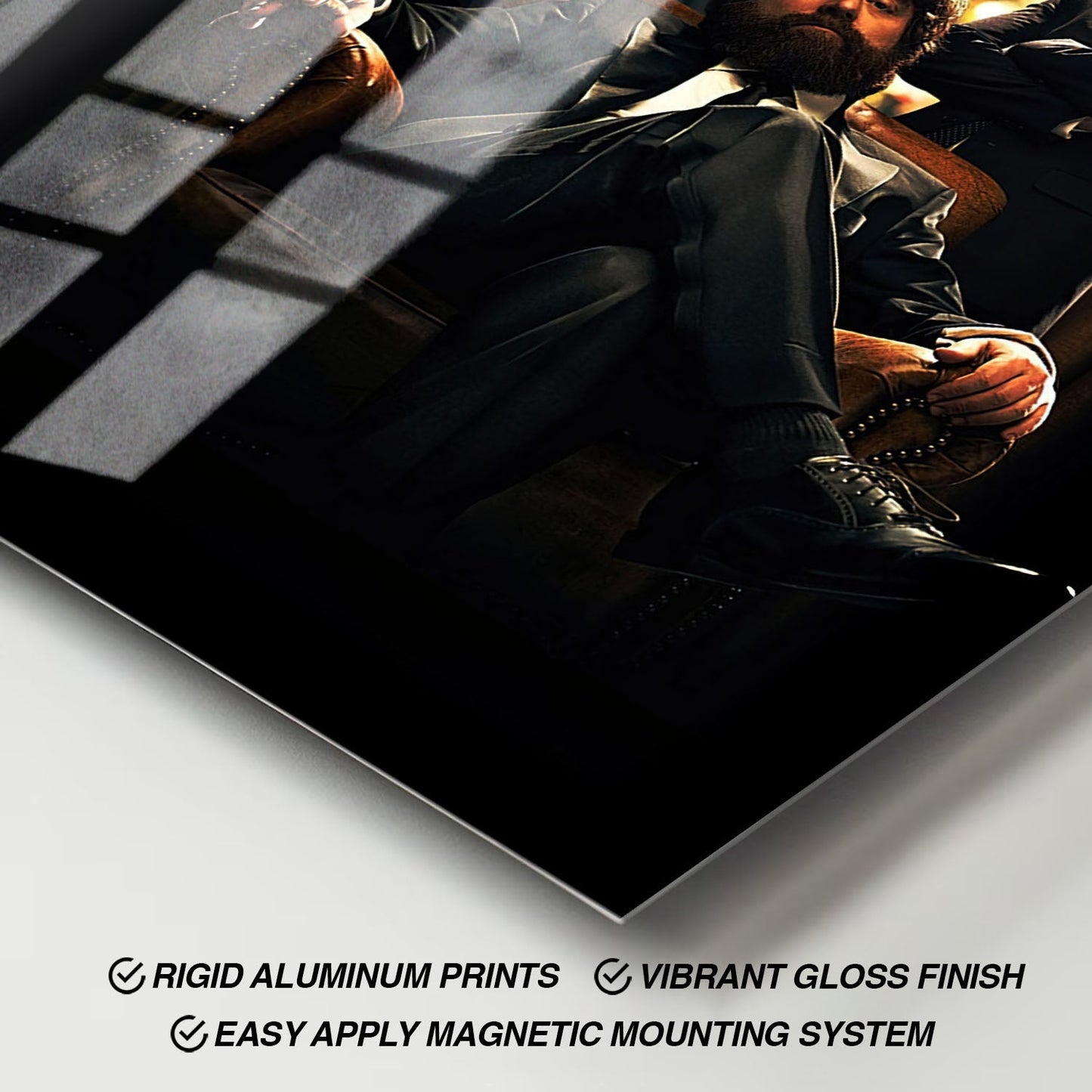 Flex Designs Metal Poster The Hangover Key Art 11 x 17" Home Goods - Movie 2009 Movie Metal Poster