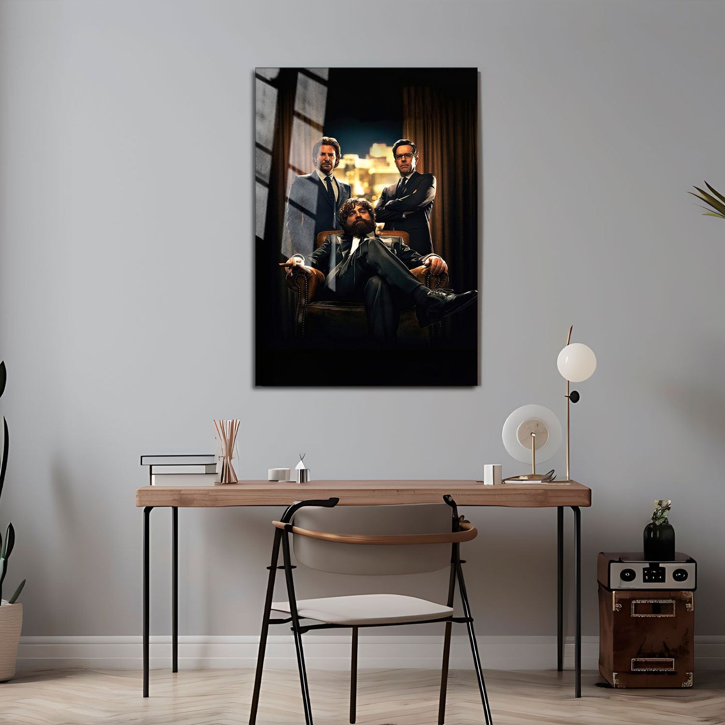 Flex Designs Metal Poster The Hangover Key Art 24 x 36" Home Goods - Movie 2009 Movie Metal Poster