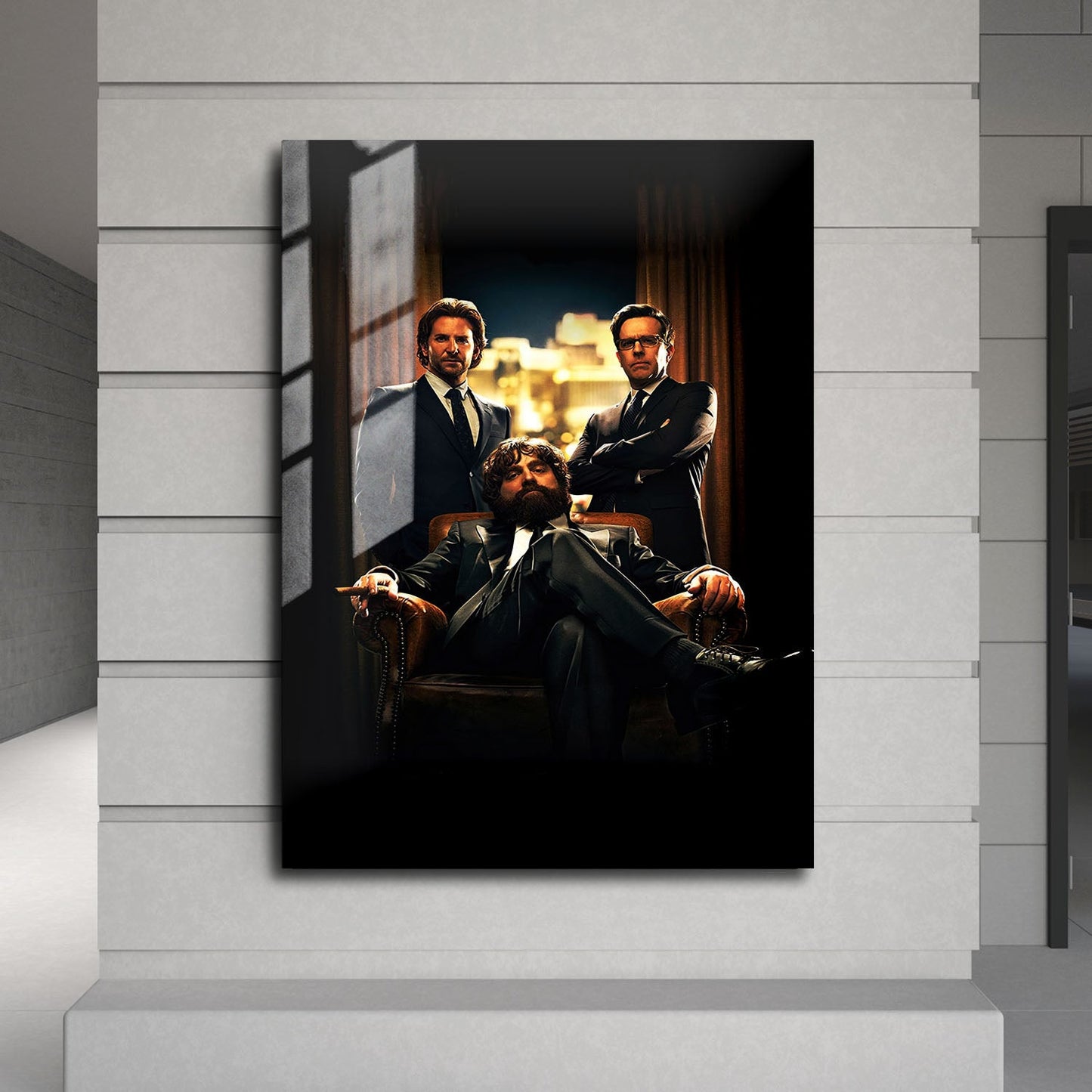 Flex Designs Metal Poster The Hangover Key Art 24 x 36" Home Goods - Movie 2009 Movie Metal Poster
