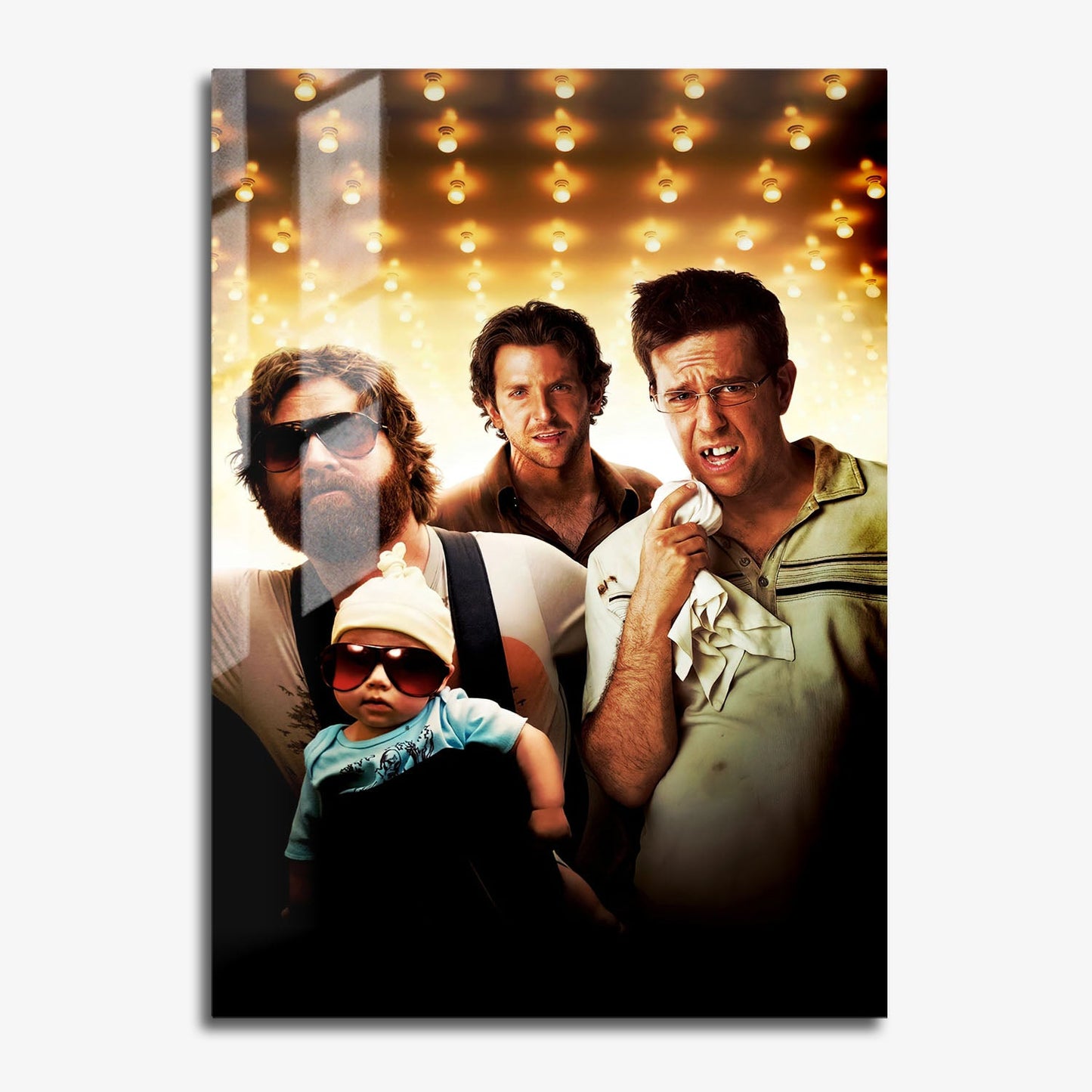 Flex Designs Metal Poster The Hangover Textless 11 x 17" Home Goods - Movie 2009 Movie Metal Poster
