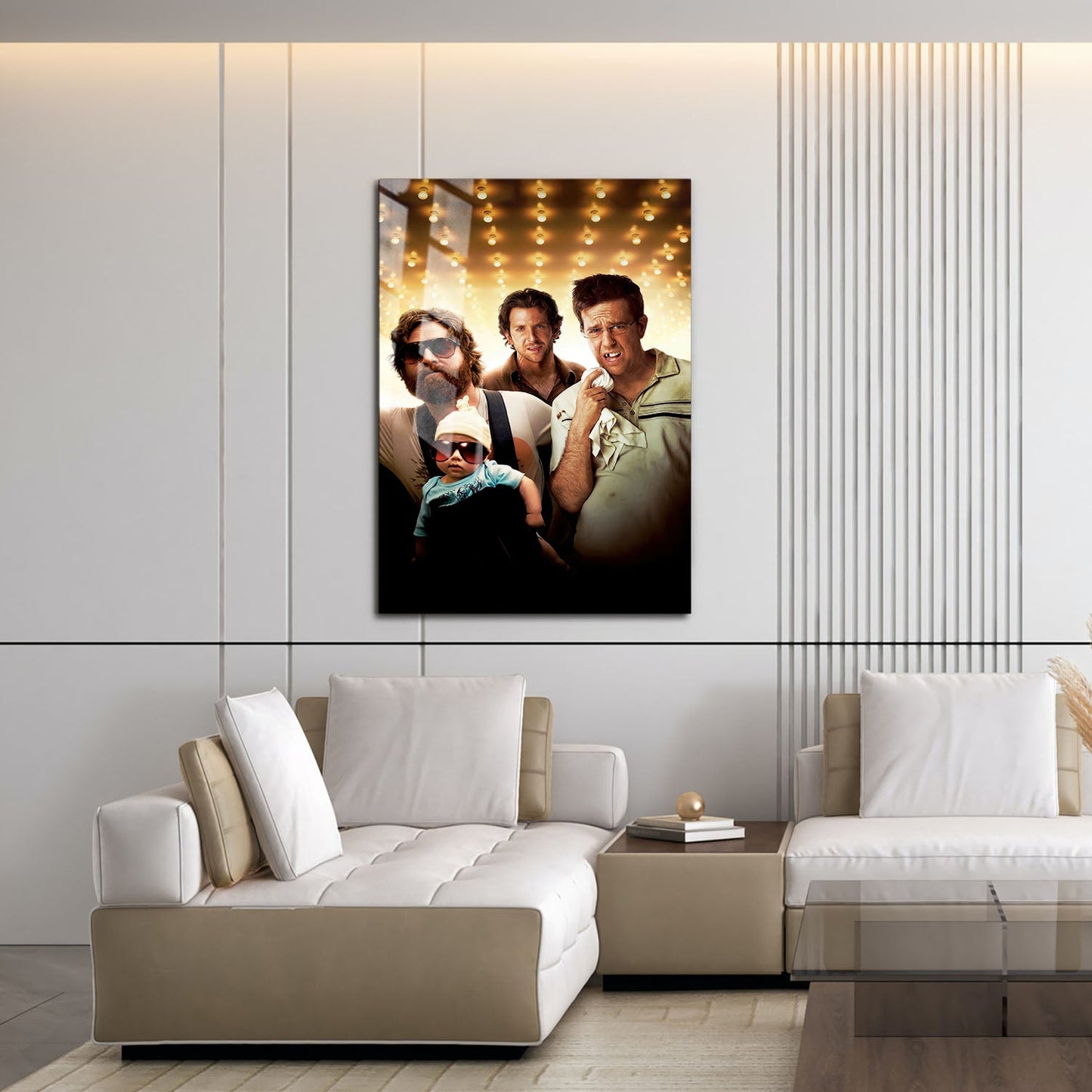 Flex Designs Metal Poster The Hangover Textless 16 x 24" Home Goods - Movie 2009 Movie Metal Poster