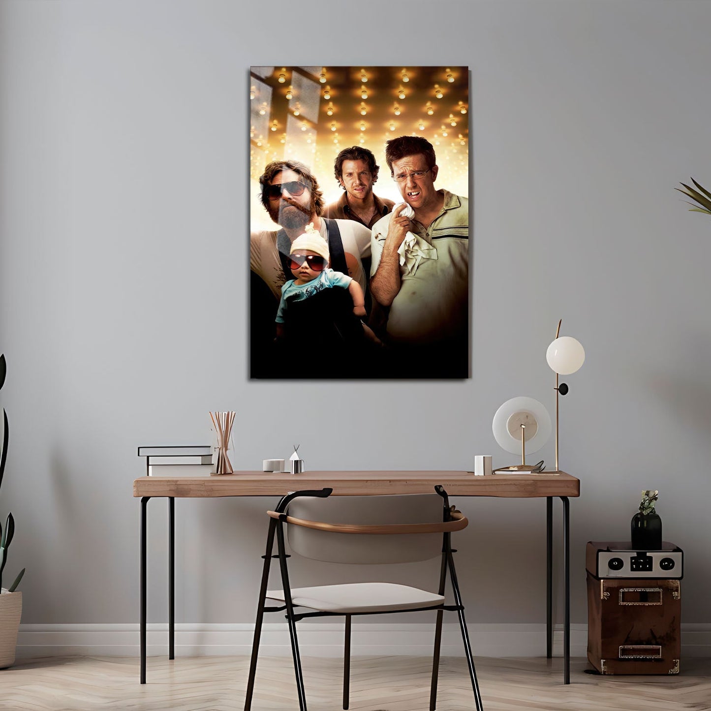 Flex Designs Metal Poster The Hangover Textless 24 x 36" Home Goods - Movie 2009 Movie Metal Poster