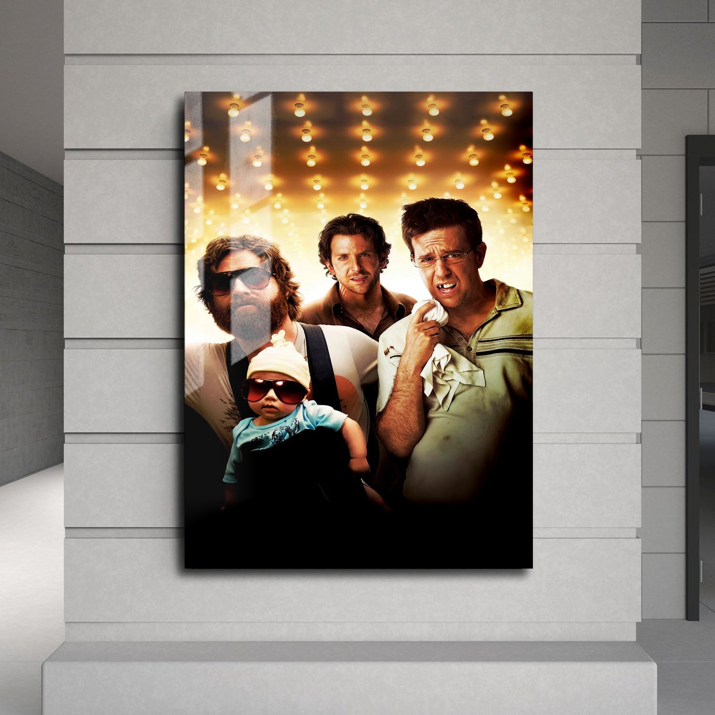 Flex Designs Metal Poster The Hangover Textless 24 x 36" Home Goods - Movie 2009 Movie Metal Poster