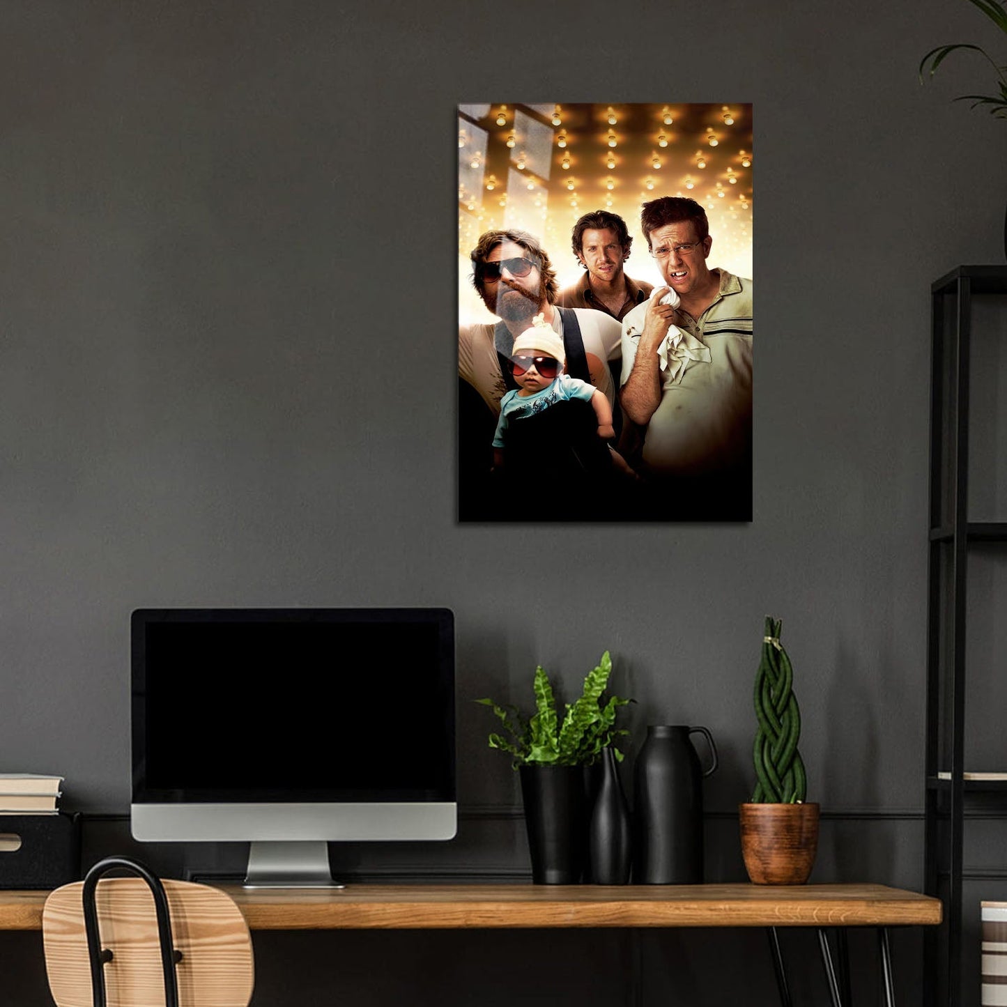 Flex Designs Metal Poster The Hangover Textless 5 x 7" Home Goods - Movie 2009 Movie Metal Poster