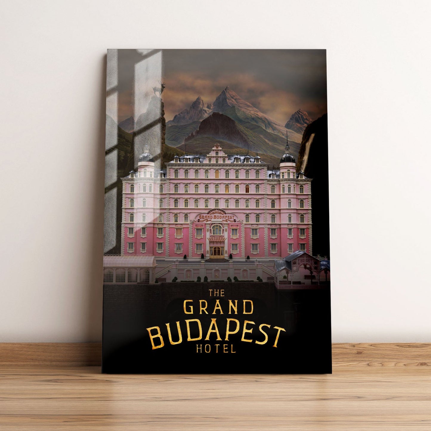 The Grand Budapest Hotel Movie Metal Poster