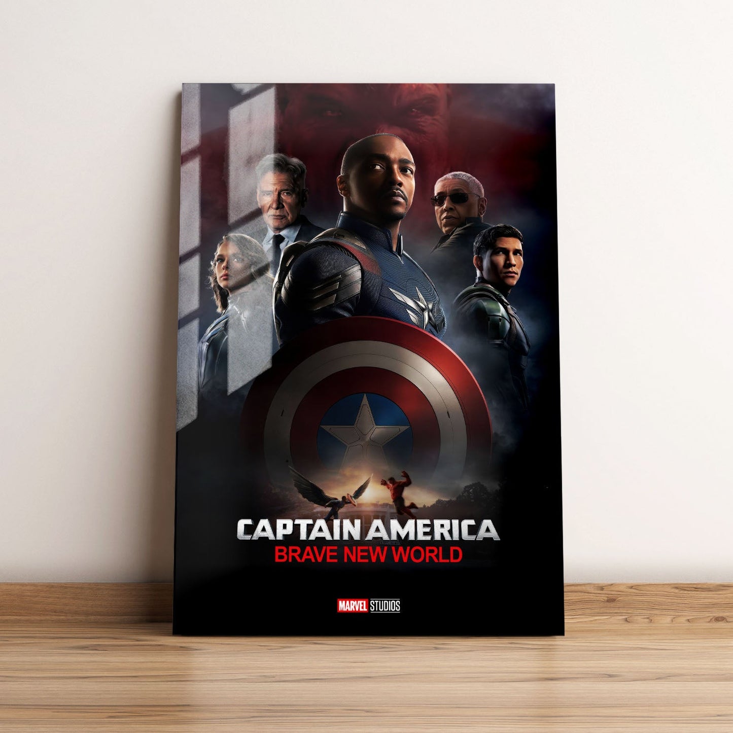 Captain America Brave New World Theatrical Movie Metal Poster