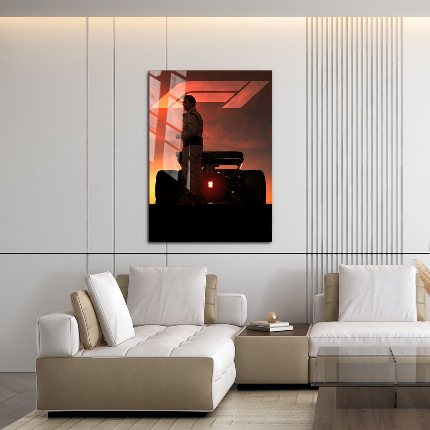 Flex Designs Metal Poster F1 The Movie Theatrical 16 x 24" Home Goods - Movie 2025 Movie Metal Poster