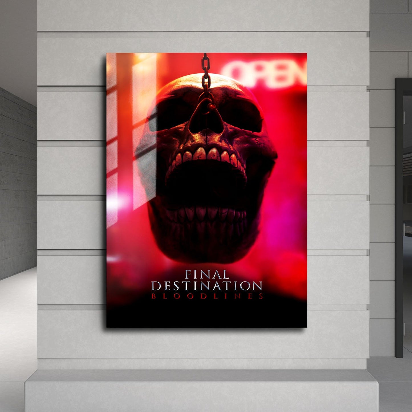 Flex Designs Metal Poster Final Destination Bloodlines 24 x 36" Home Goods - Movie 2025 Movie Metal Poster