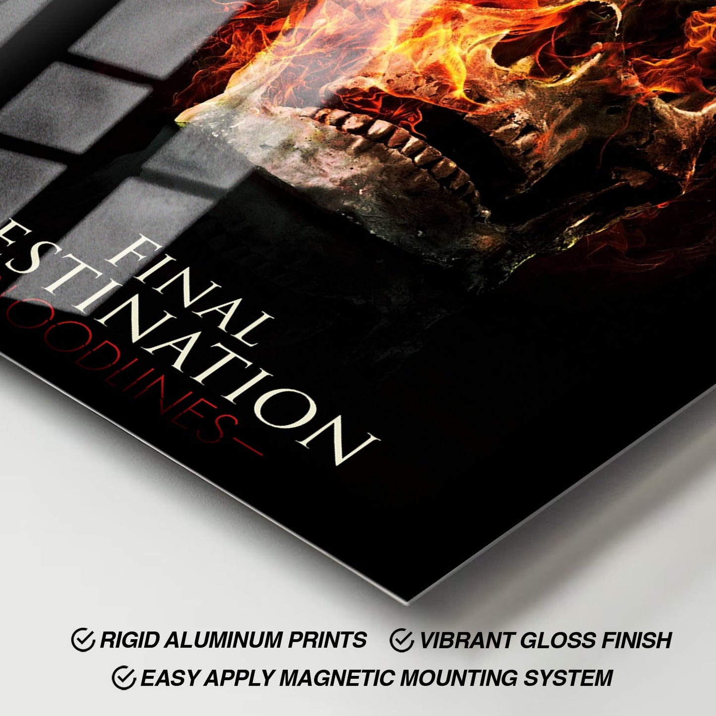 Flex Designs Metal Poster Final Destination Bloodlines Theatrical 11 x 17" Home Goods - Movie 2025 Movie Metal Poster