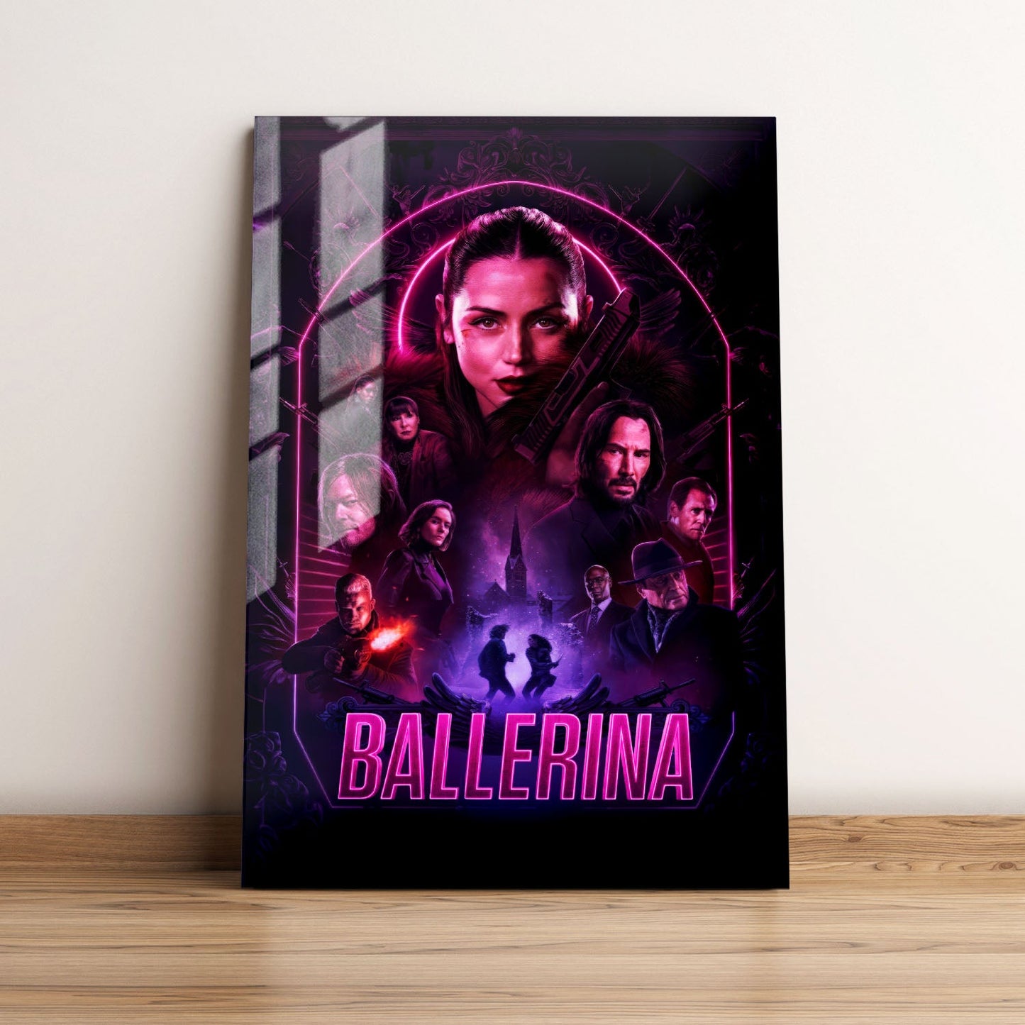 From the World of John Wick Ballerina Movie Metal Poster