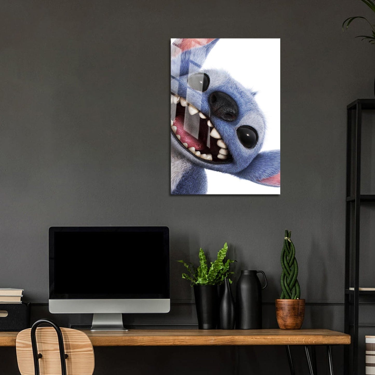 Flex Designs Metal Poster Lilo & Stitch Textless 5 x 7" Home Goods - Movie 2025 Movie Metal Poster