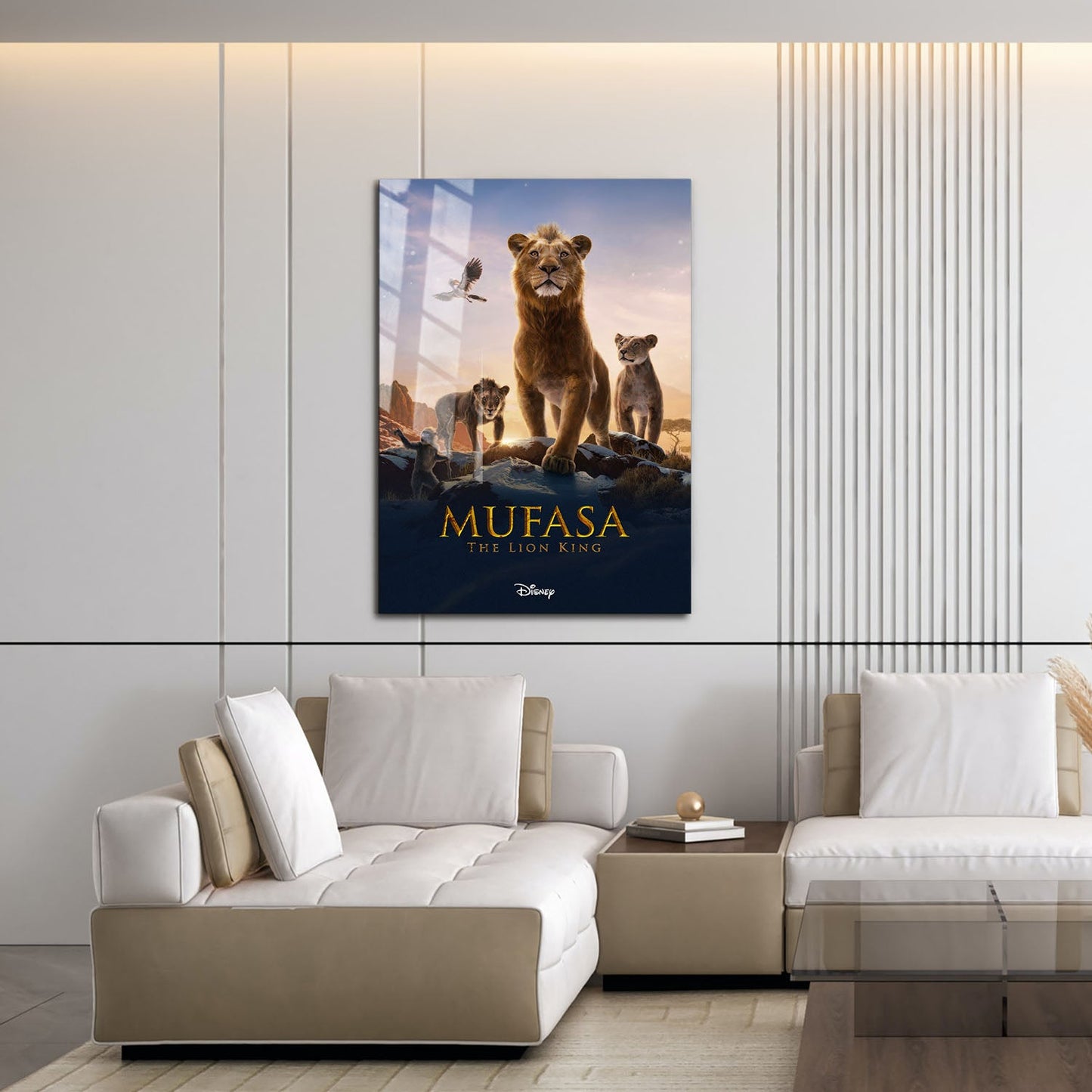 Flex Designs Metal Poster Mufasa The Lion King 16 x 24" Home Goods - Movie 2024 Movie Metal Poster