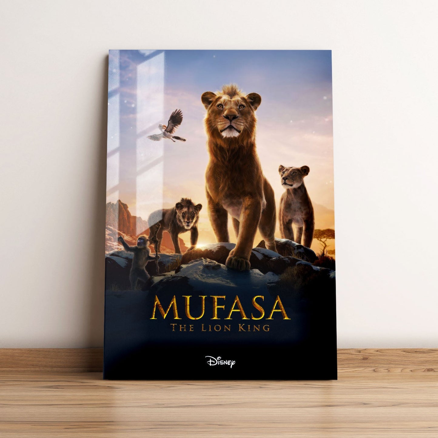 Mufasa The Lion King Movie Metal Poster