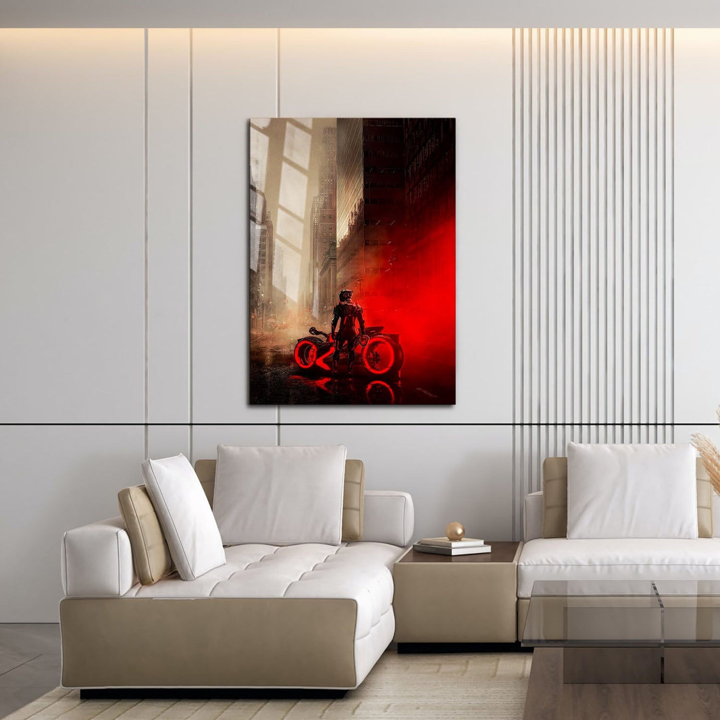 Flex Designs Metal Poster TRON Ares Key Visual 16 x 24" Home Goods - Movie 2025 Movie Metal Poster