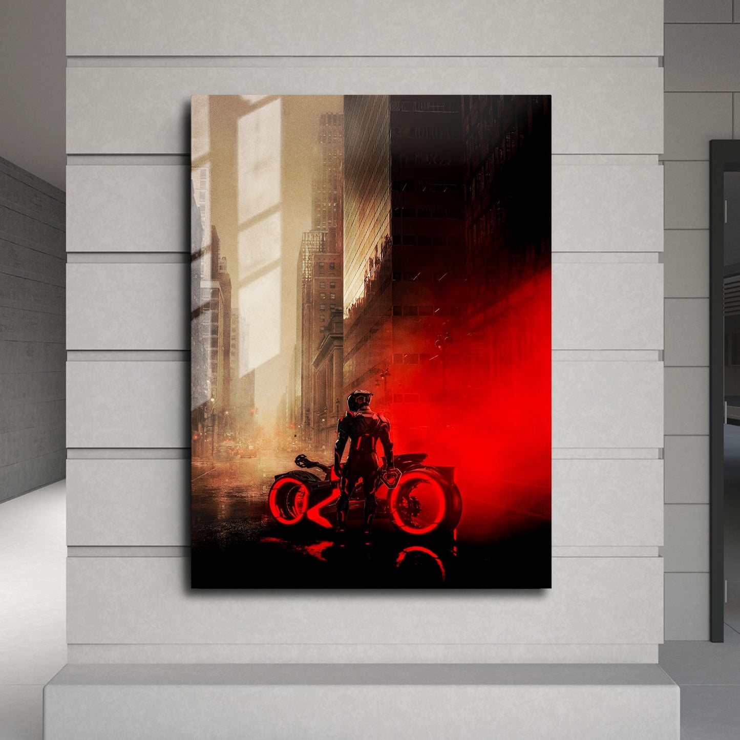 Flex Designs Metal Poster TRON Ares Key Visual 24 x 36" Home Goods - Movie 2025 Movie Metal Poster
