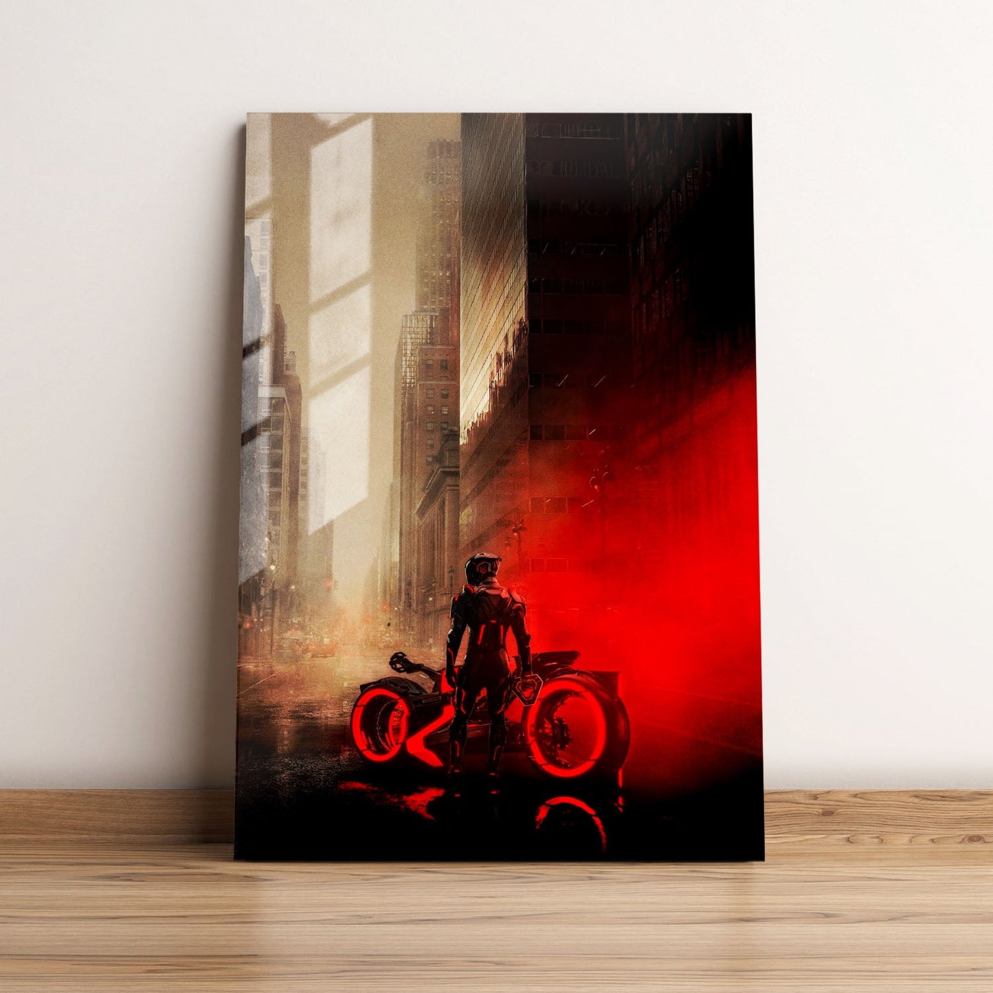 TRON Ares Key Visual Movie Metal Poster