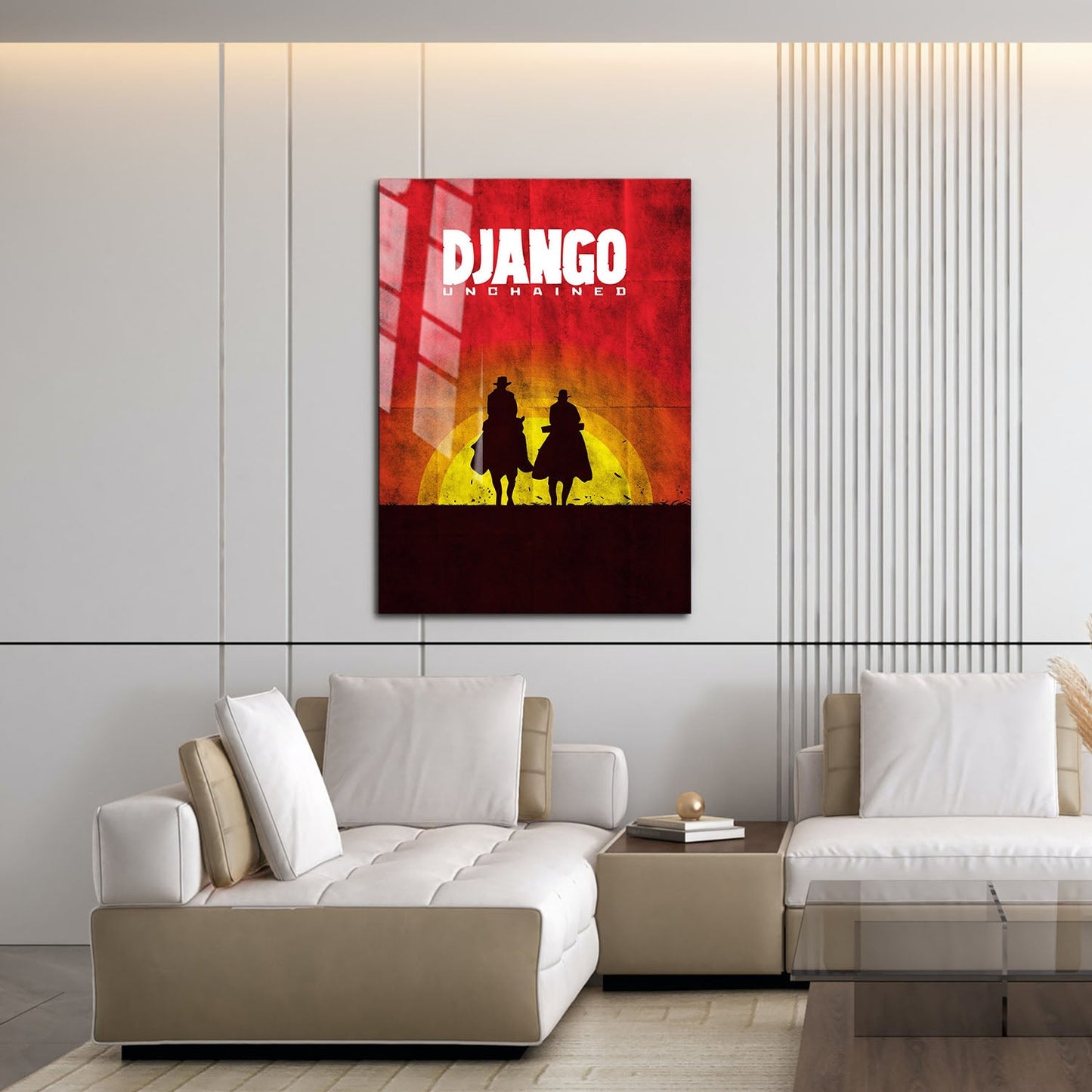 Flex Designs Metal Poster Django Unchained Sunset 16 x 24" Home Goods - Movie 2012 Movie Metal Poster