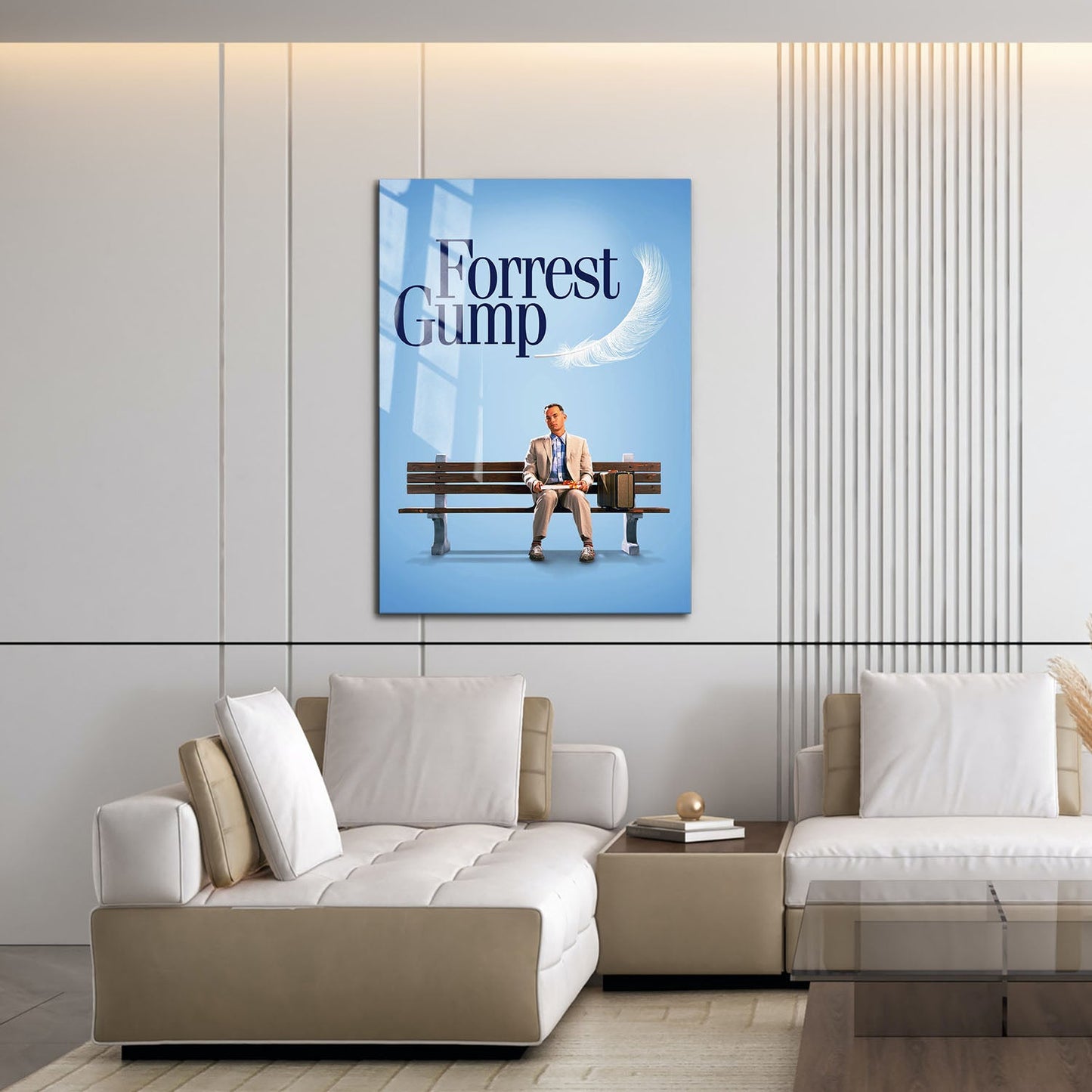 Flex Designs Metal Poster Forrest Gump 16 x 24" Home Goods - Movie 1994 Movie Metal Poster