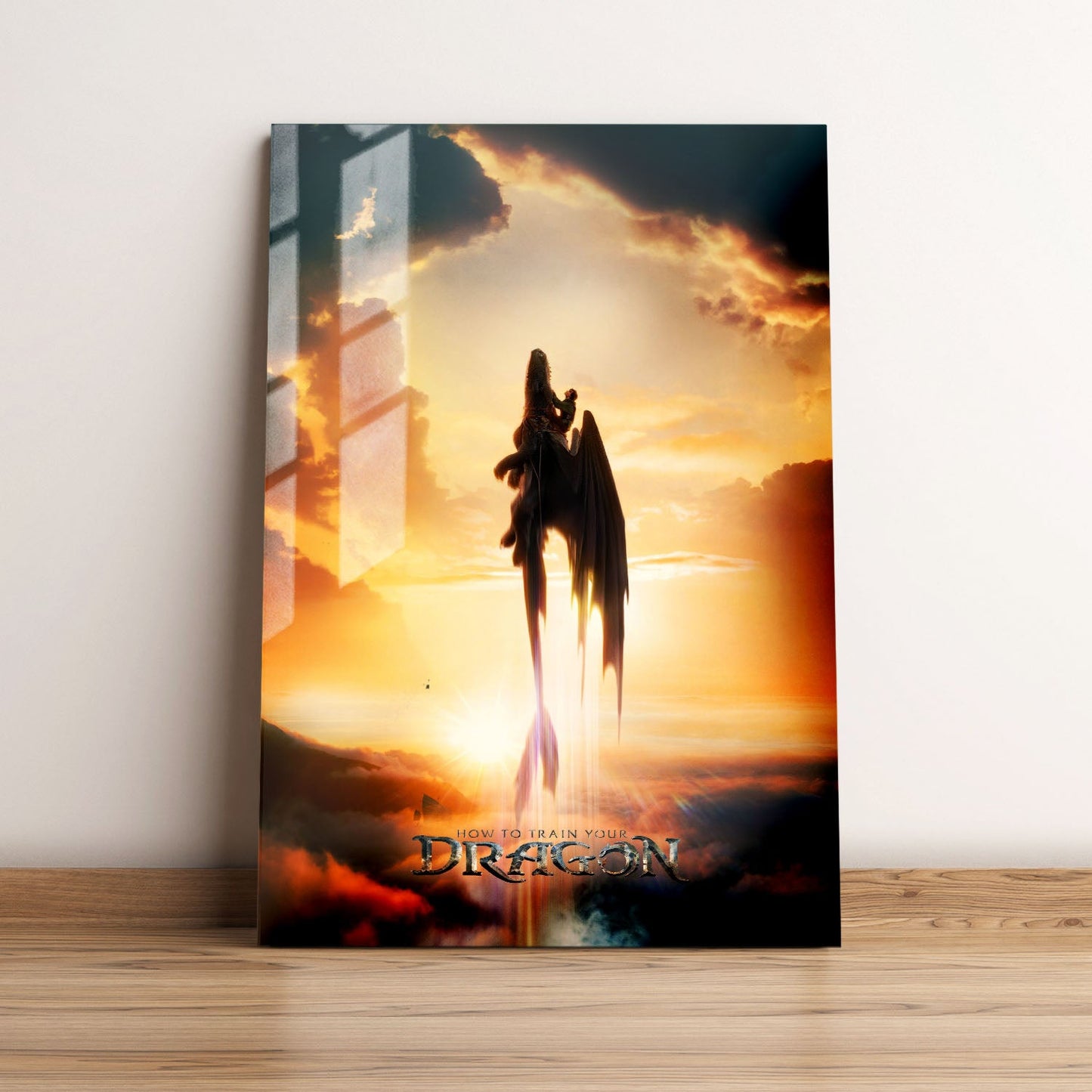 How To Train Your Dragon Cinematic Movie Metal Poster