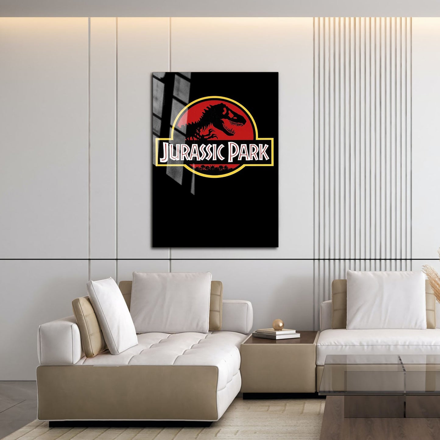 Flex Designs Metal Poster Jurassic Park Original 16 x 24" Home Goods - Movie 1993 Movie Metal Poster