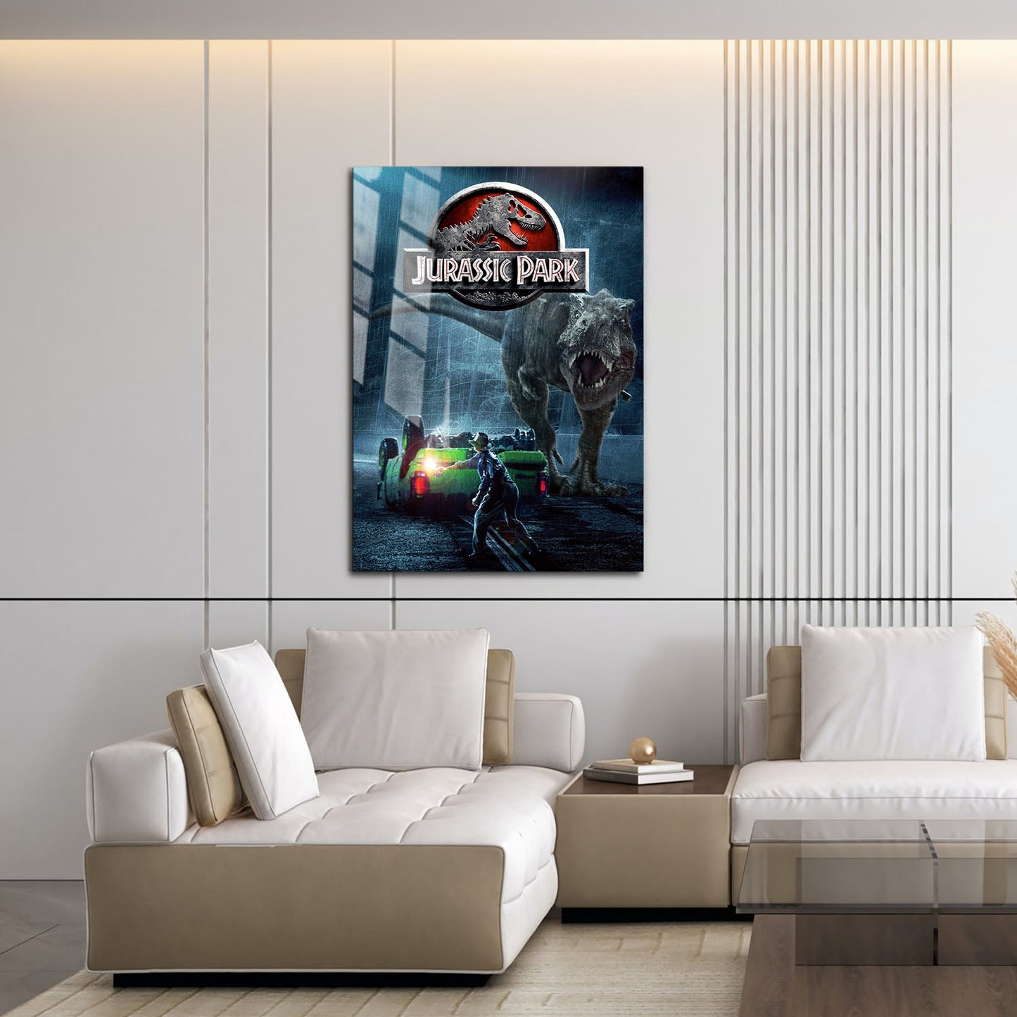 Flex Designs Metal Poster Jurassic Park Adventure 16 x 24" Home Goods - Movie 1993 Movie Metal Poster
