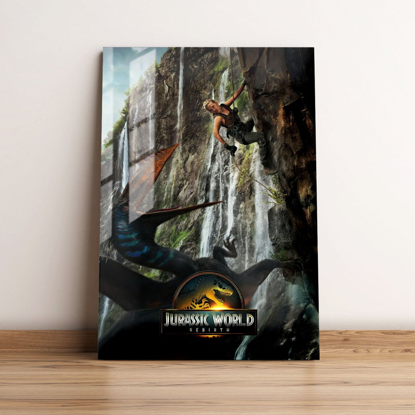 Jurassic World Rebirth Theatrical Movie Metal Poster