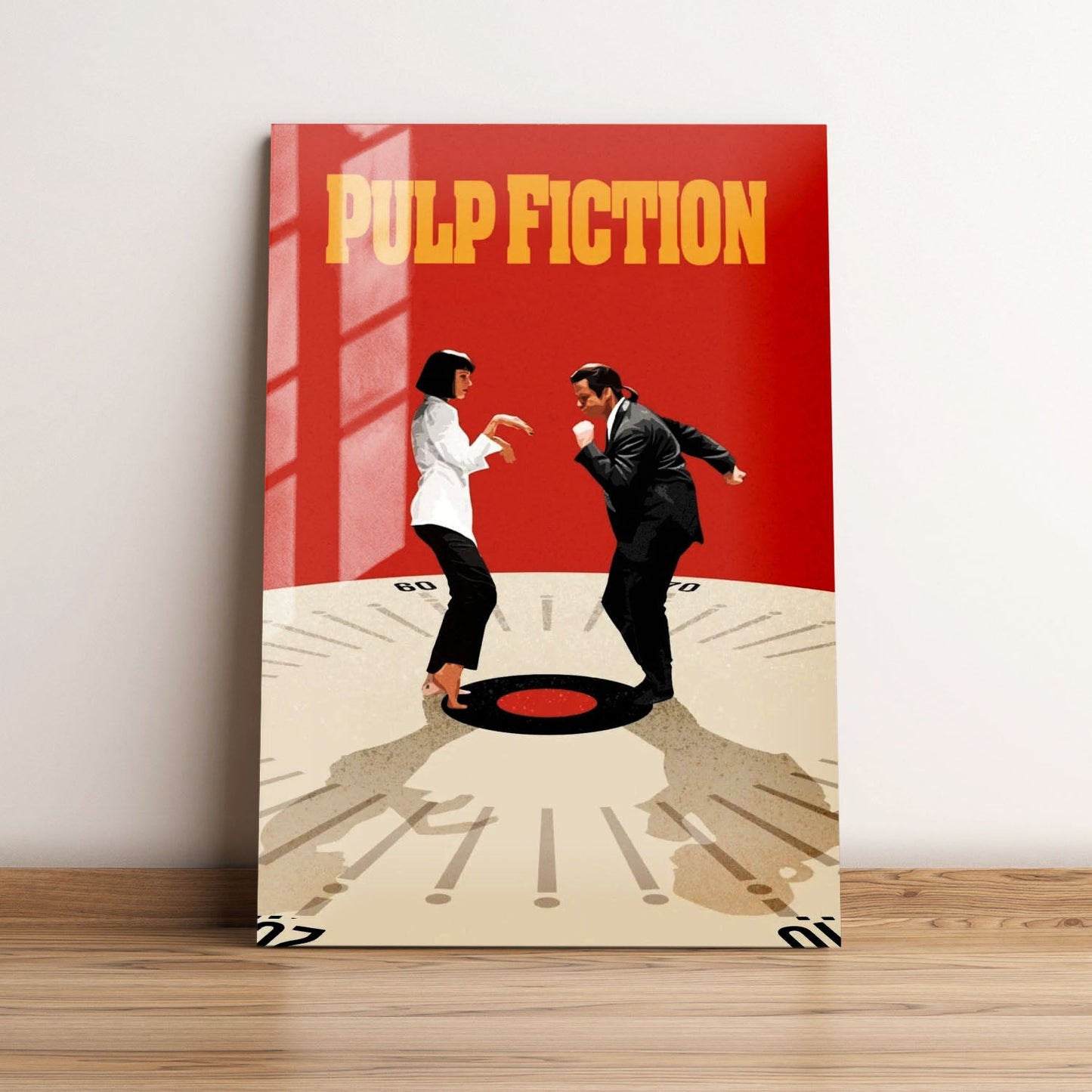 Pulp Fiction Cartoon Movie Metal Poster