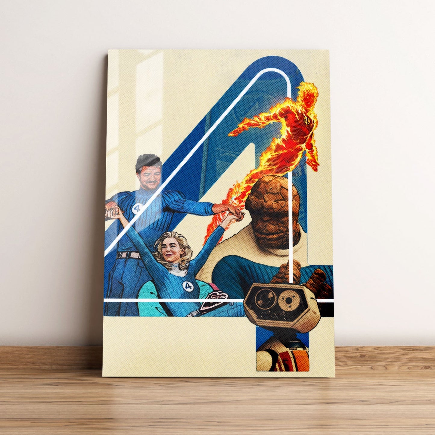 The Fantastic Four First Steps Teaser Movie Metal Poster