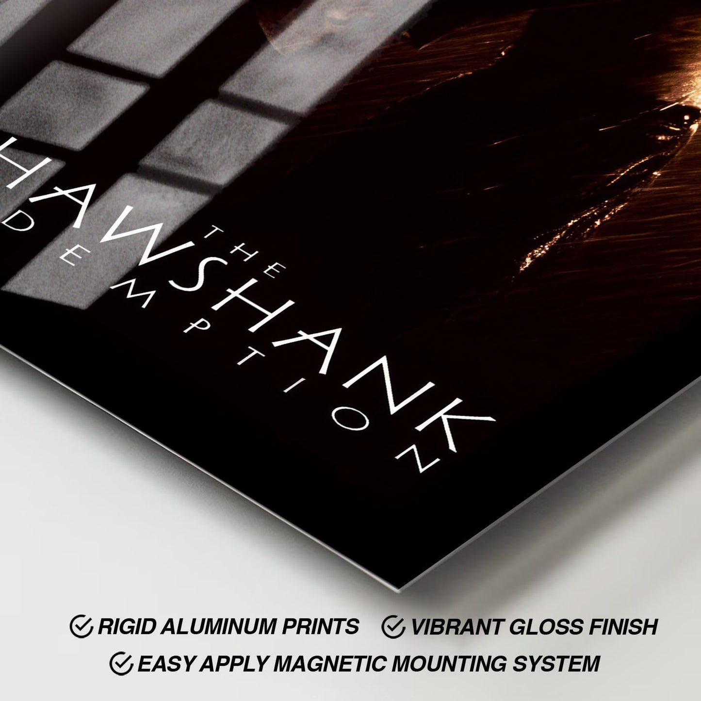 Flex Designs Metal Poster The Shawshank Redemption 11 x 17" Home Goods - Movie 1994 Movie Metal Poster