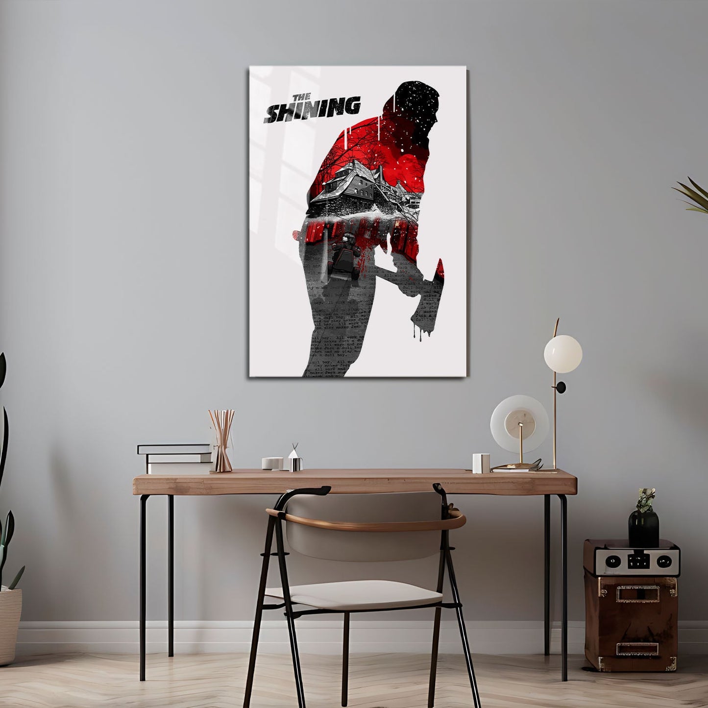 Flex Designs Metal Poster The Shining Teaser 24 x 36" Home Goods - Movie 1980 Movie Metal Poster