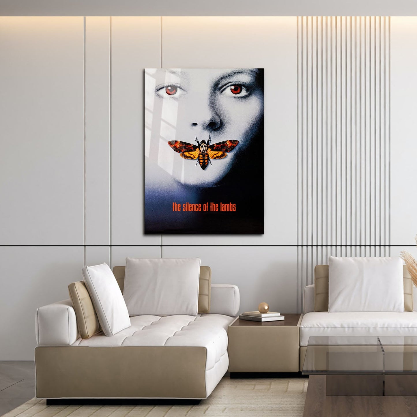 Flex Designs Metal Poster The Silence of the Lambs Cover 16 x 24" Home Goods - Movie 1991 Movie Metal Poster