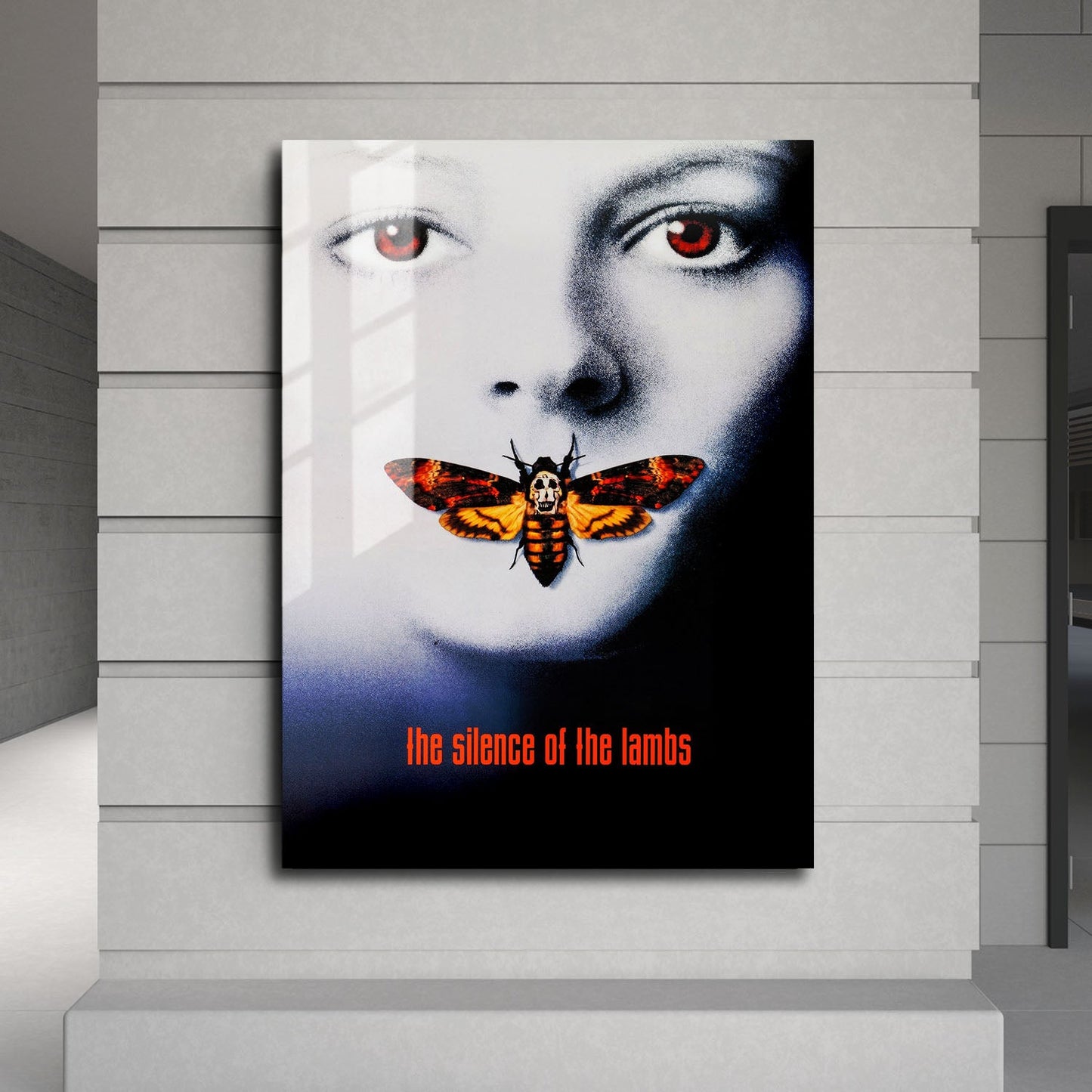 Flex Designs Metal Poster The Silence of the Lambs Cover 24 x 36" Home Goods - Movie 1991 Movie Metal Poster