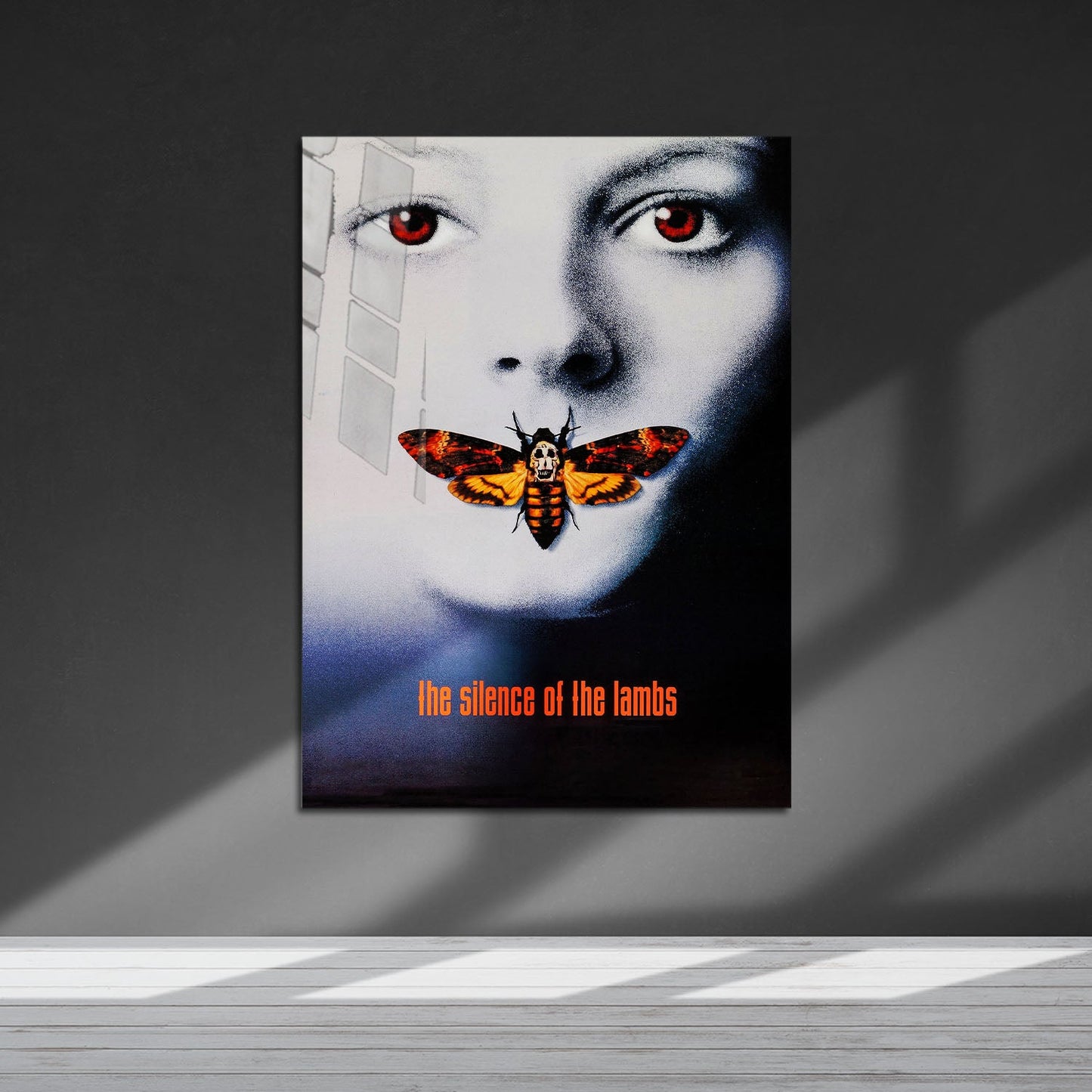 Flex Designs Metal Poster The Silence of the Lambs Cover 5 x 7" Home Goods - Movie 1991 Movie Metal Poster