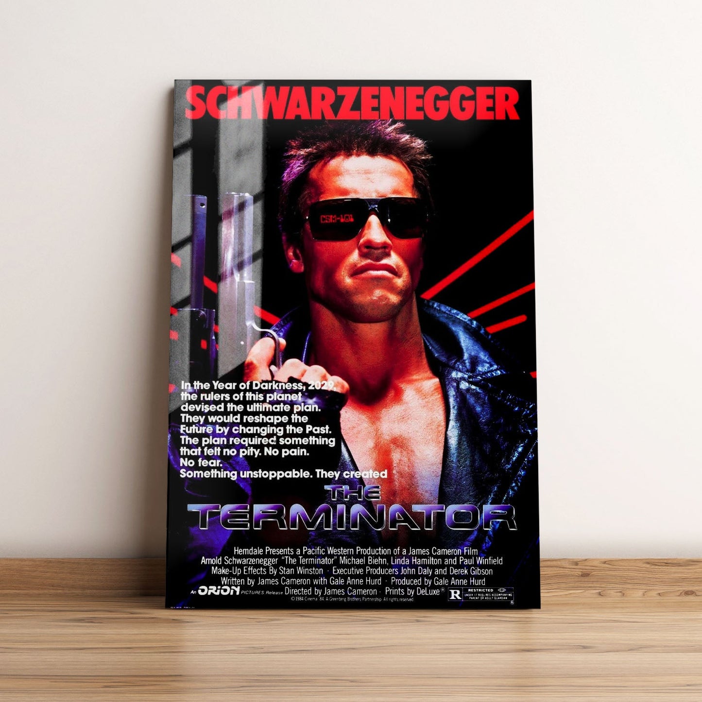 The Terminator Original Movie Metal Poster